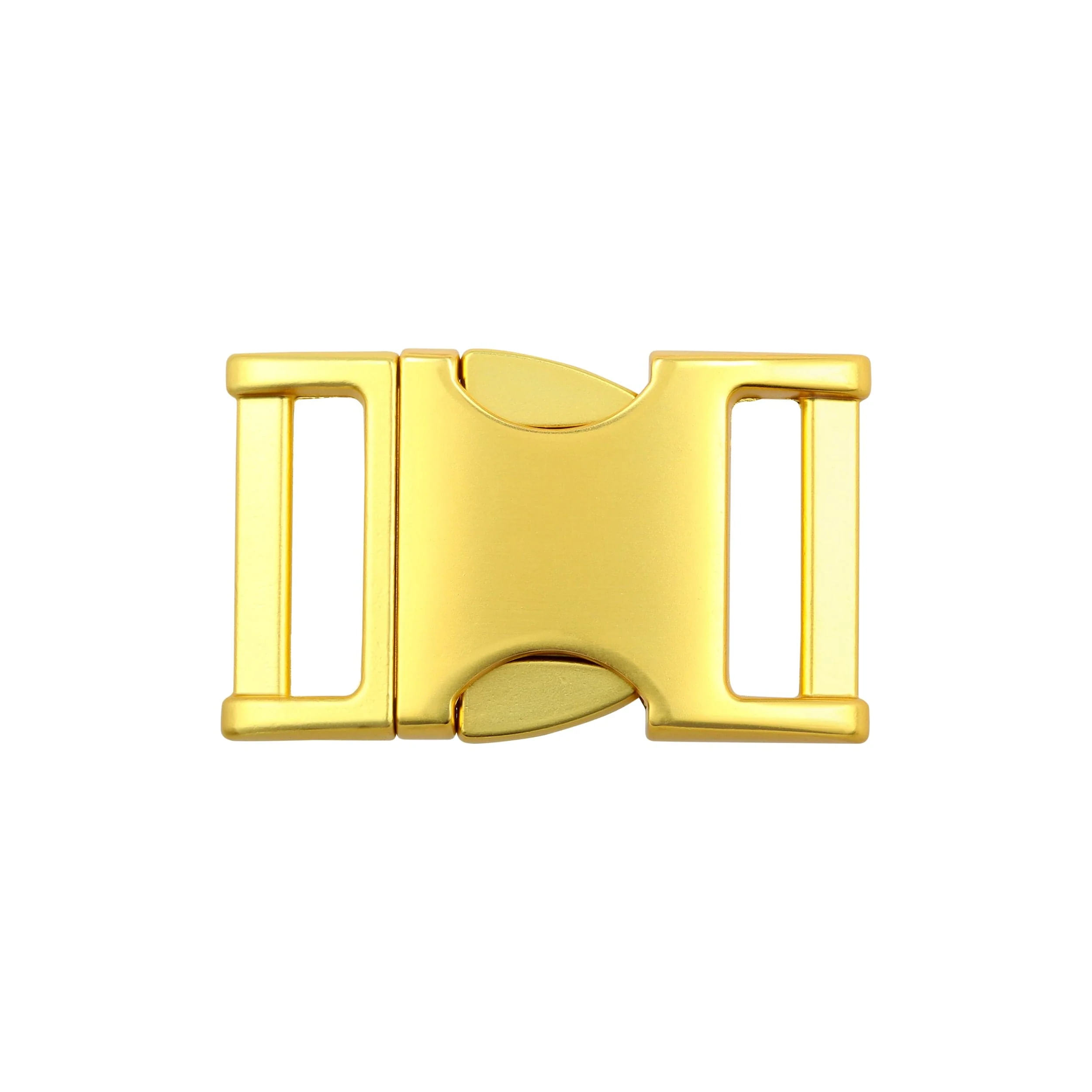 1" Matte Brass, Side Squeeze Buckle, Zinc Alloy, #C-250-1-BRS