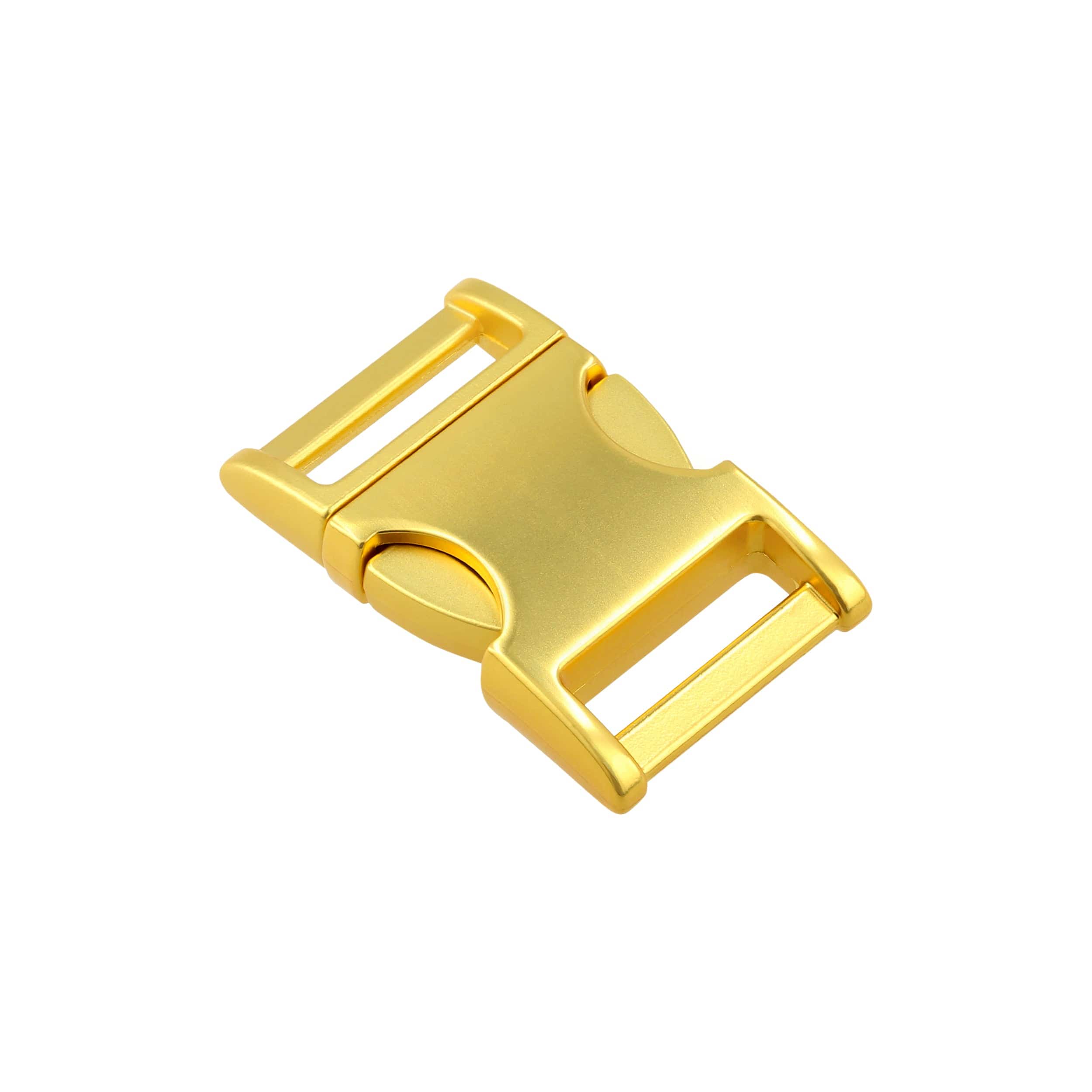 1" Matte Brass, Side Squeeze Buckle, Zinc Alloy, #C-250-1-BRS