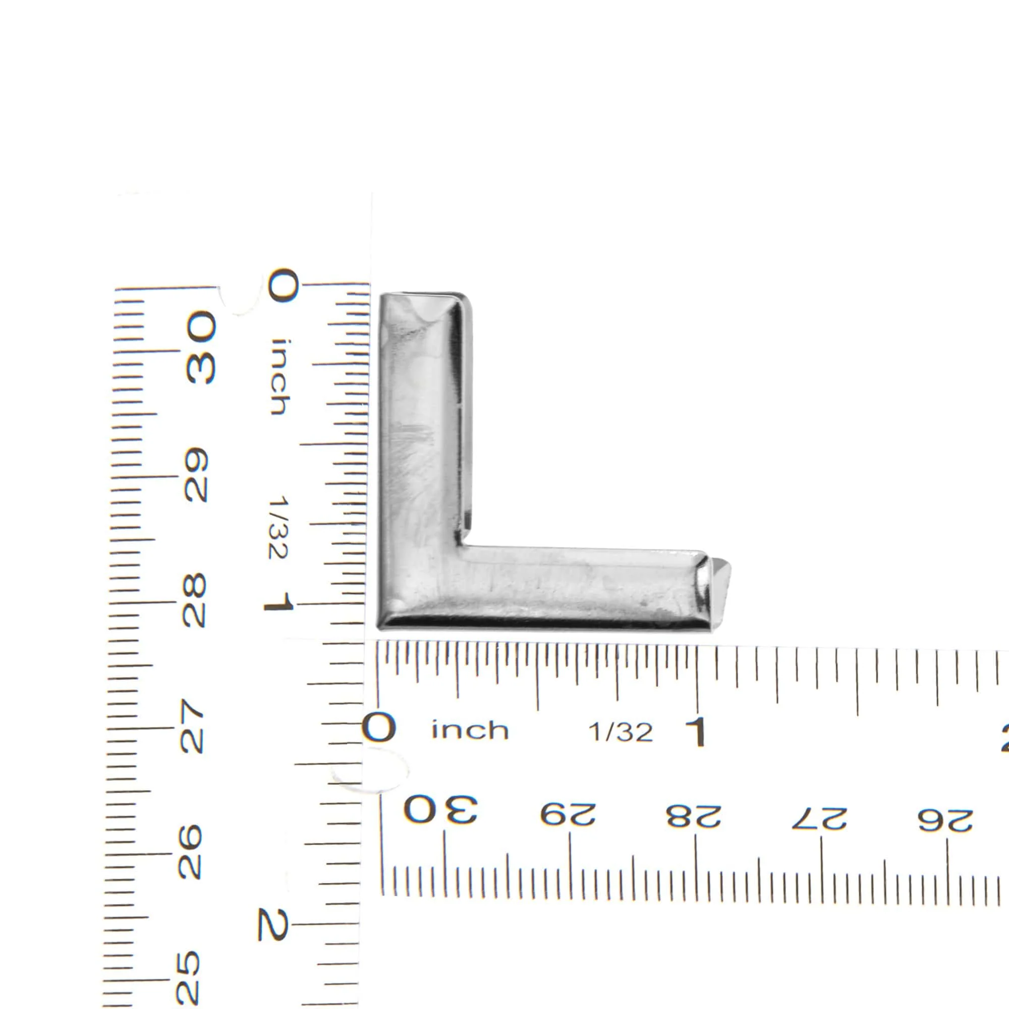 1" Nickel, Bag/Case Corner, Zinc Alloy, #P-1774-NP