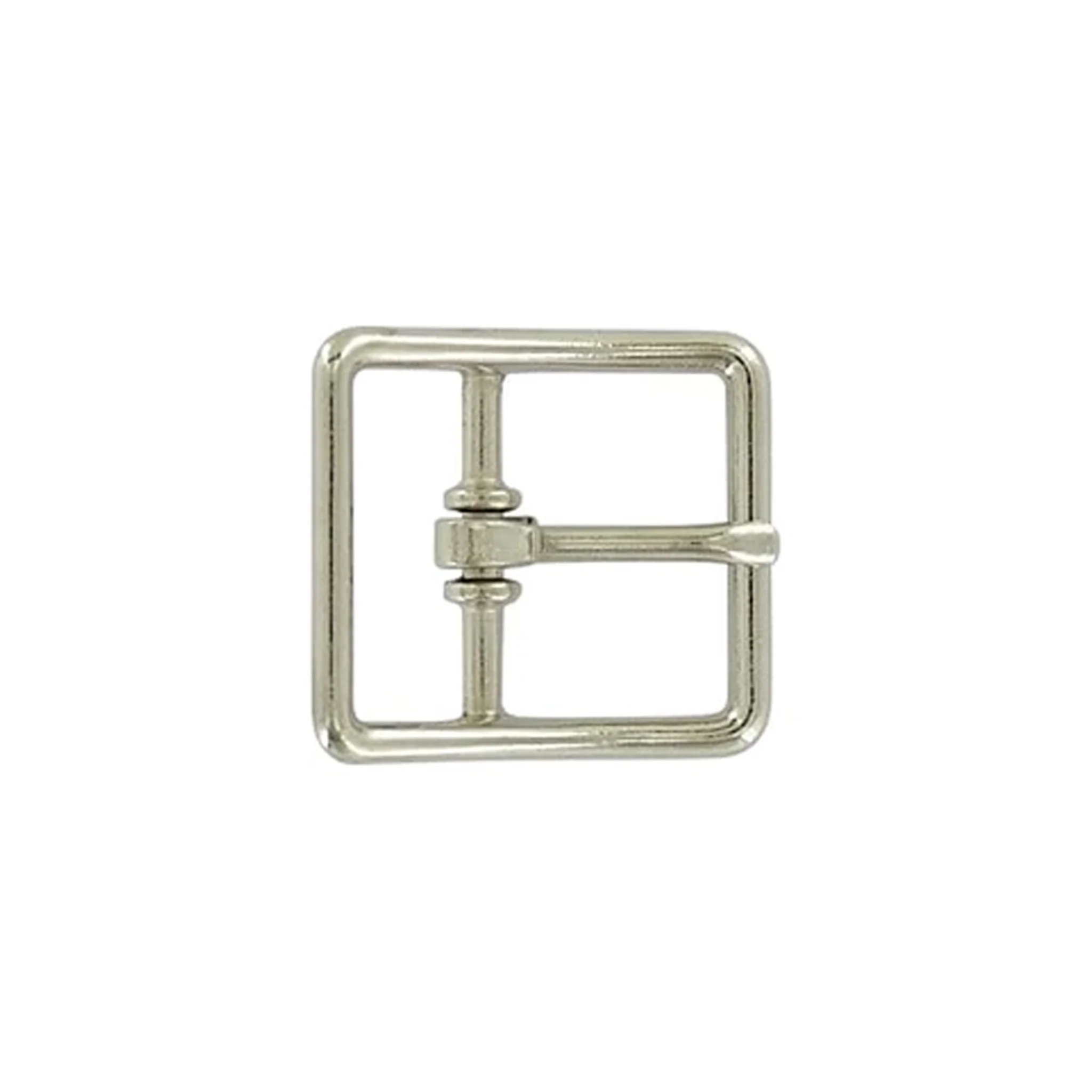 1" Nickel, Center Bar Buckle, Zinc Alloy, #C-22-1-NP
