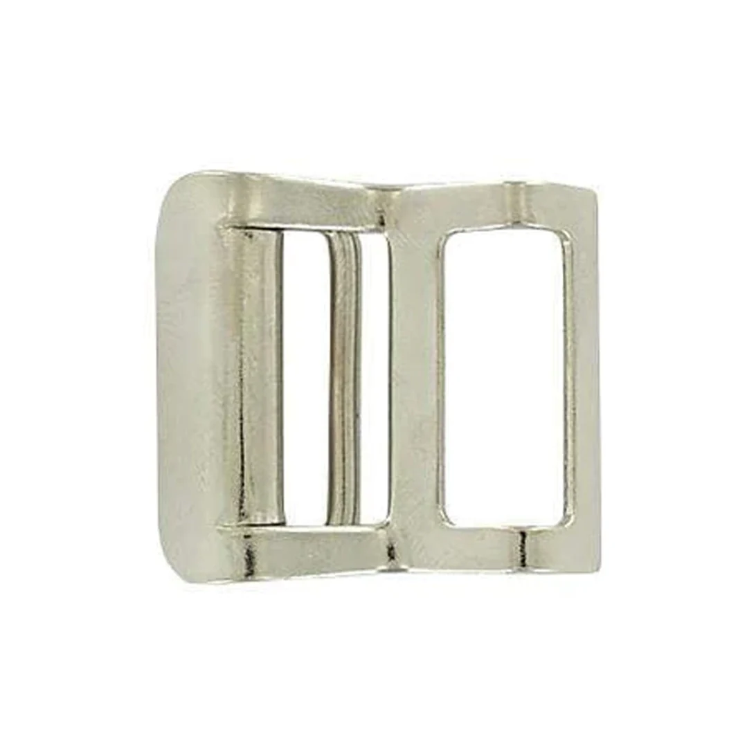 1" Nickel, Cinch Buckle, Steel, #C-65