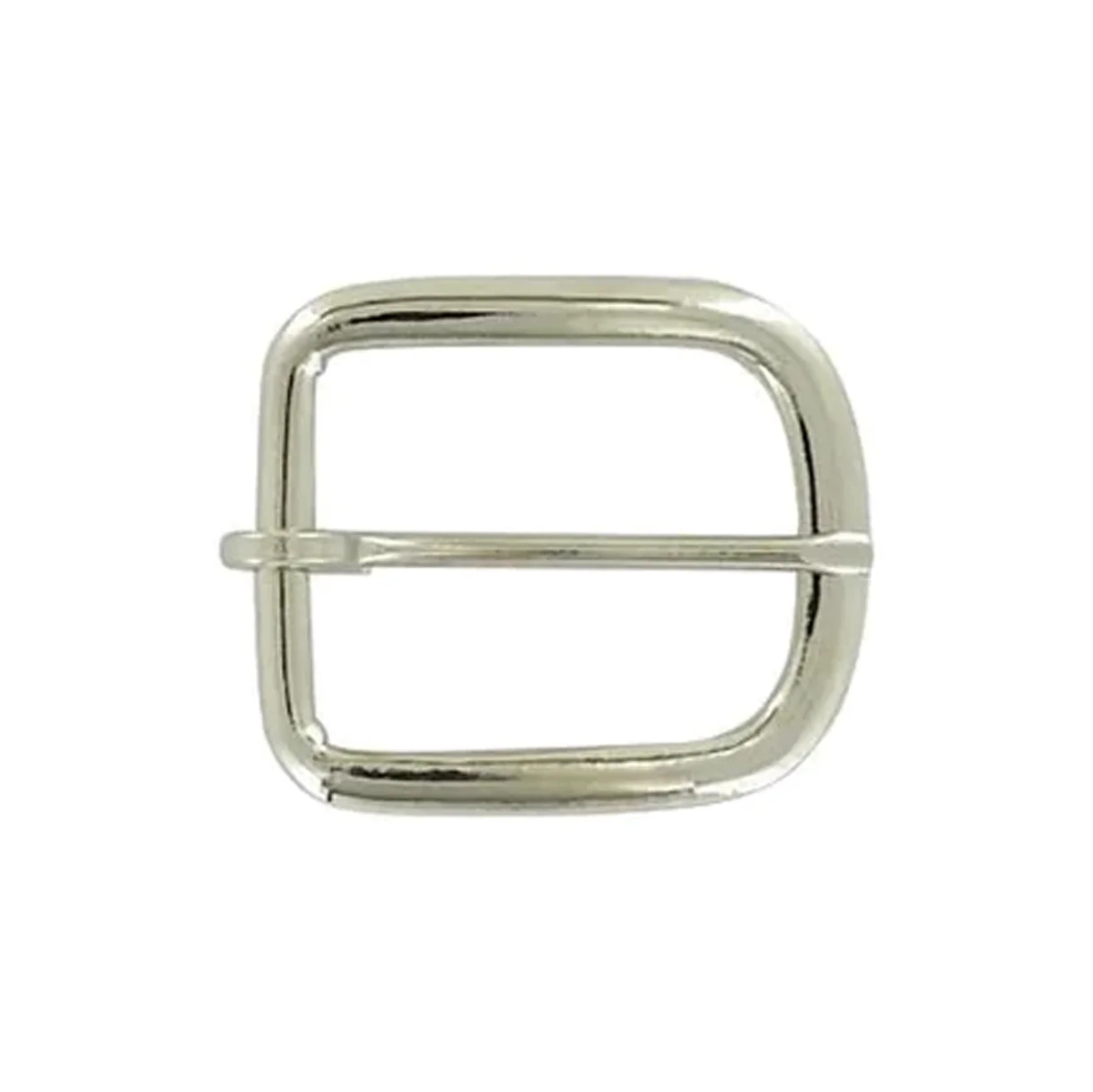 1" Nickel, Heel Bar Buckle, Steel, #C-28-1-NP