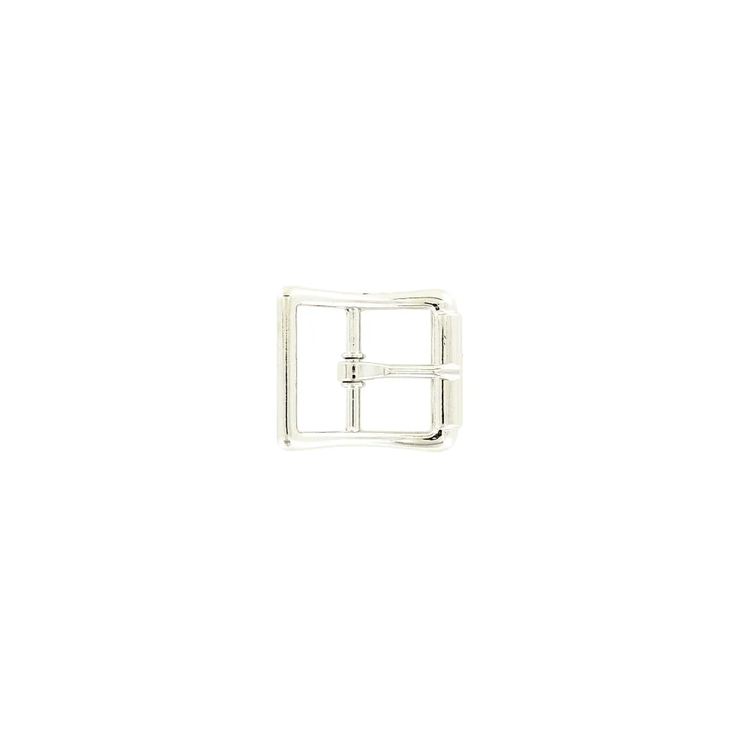 1" Nickel, Imitation Roller Center Bar Buckle, Zinc Alloy, #C-54-1-NP