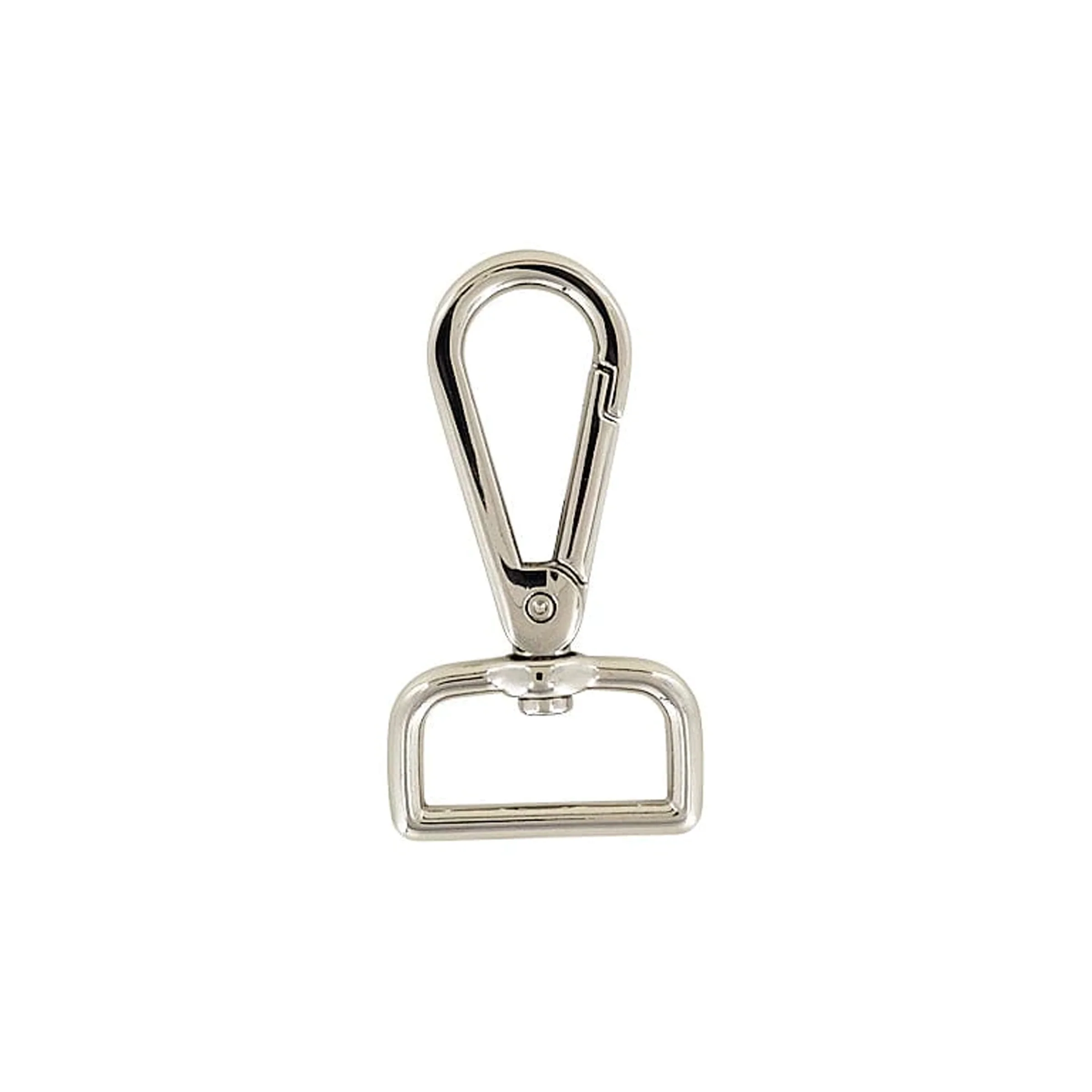 1" Nickel, Lever Swivel Snap Hook, Zinc Alloy, #P-2585-NIC