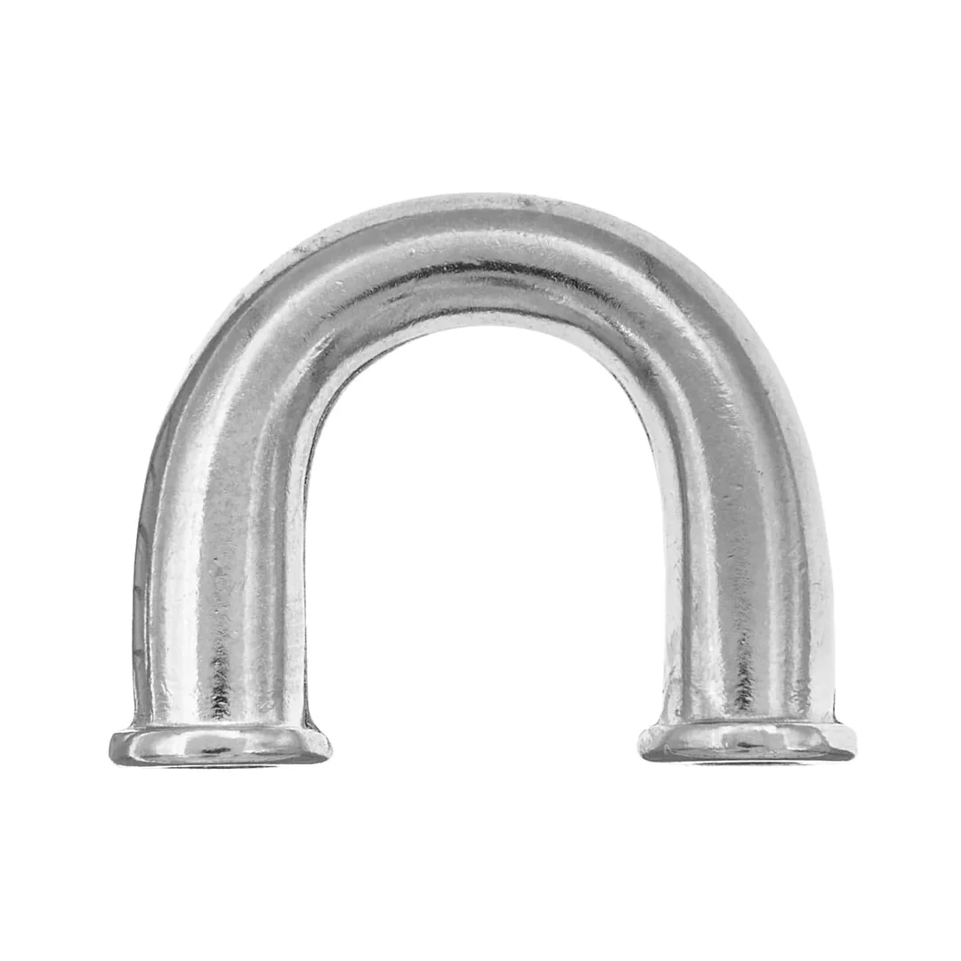 1" Nickel, Padlock Keeper, Handle Loop With Screws, Zinc Alloy, #P-2605