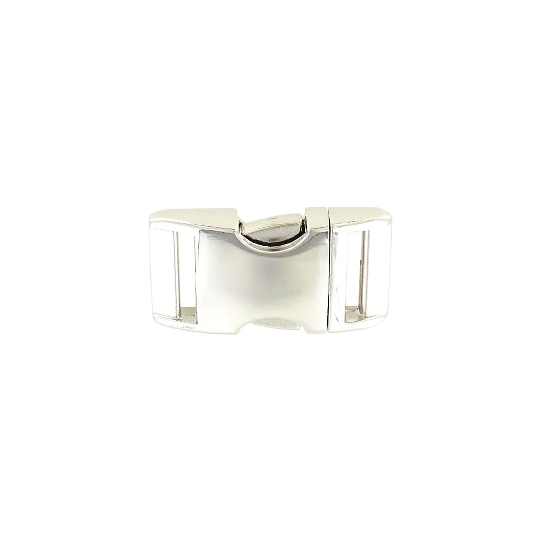 1" Nickel, Side Squeeze Buckle, Aluminum, #C-1957
