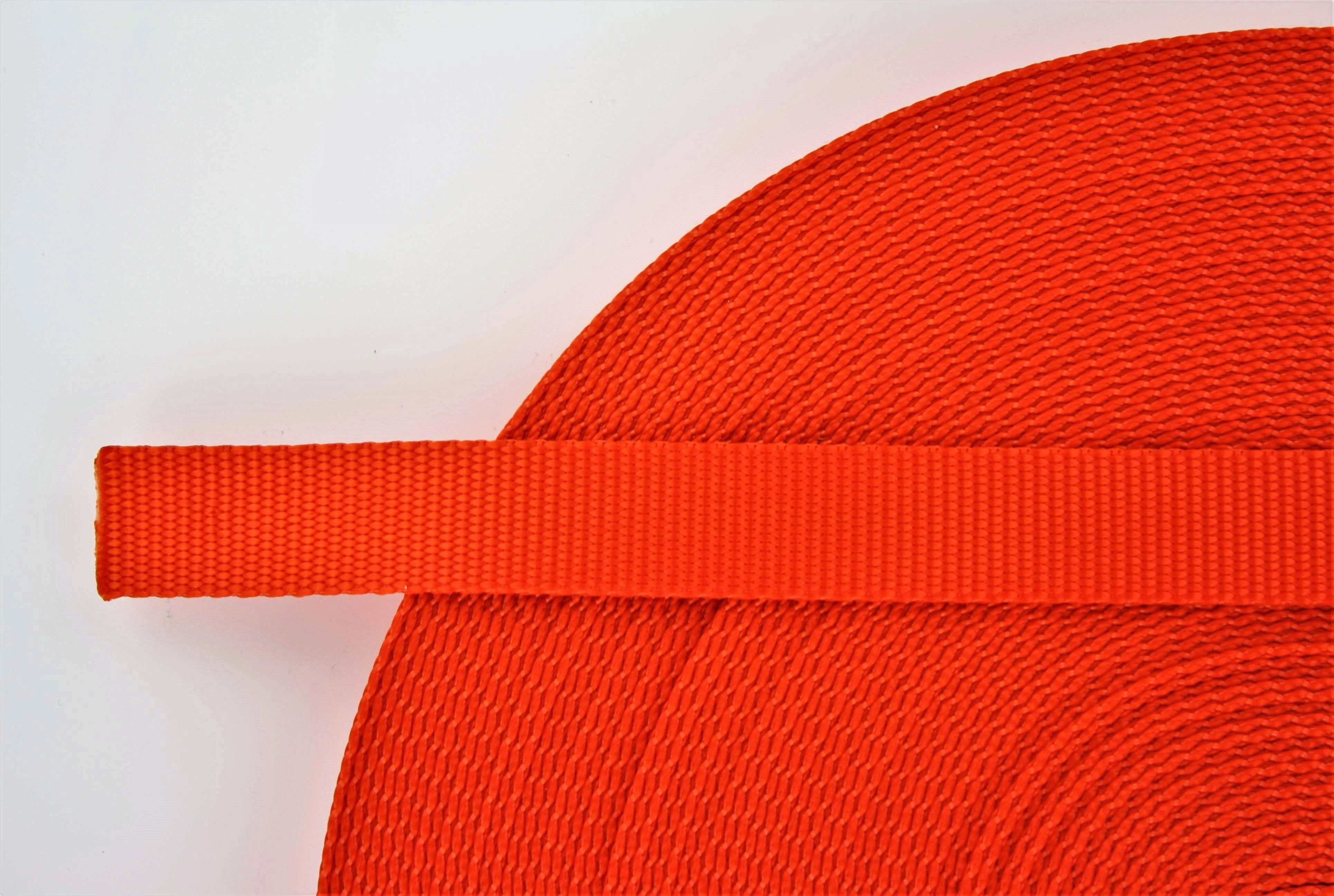 1" Orange, Web Strap, Nylon, #NYL-1-ORG