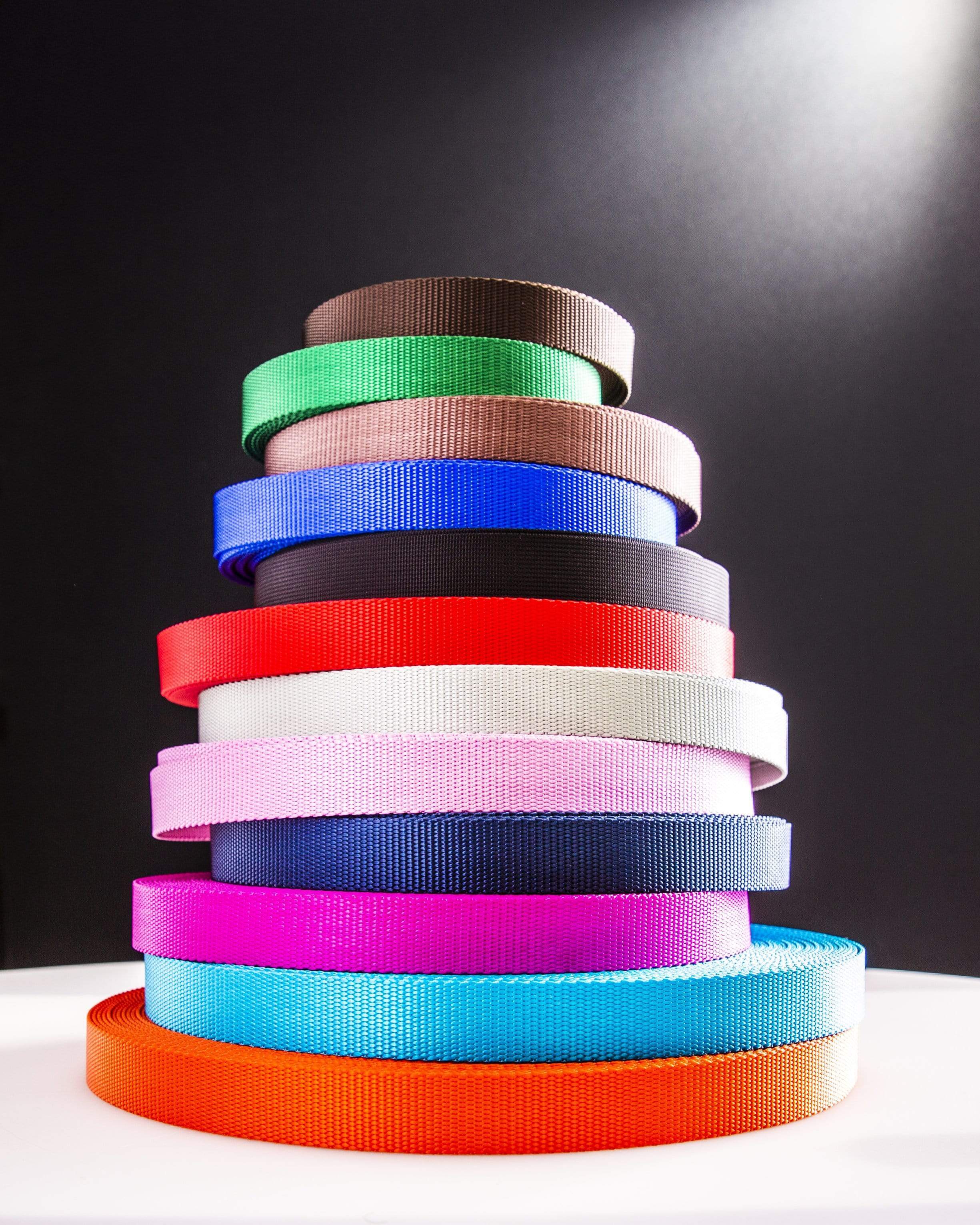 1" Orange, Web Strap, Nylon, #NYL-1-ORG