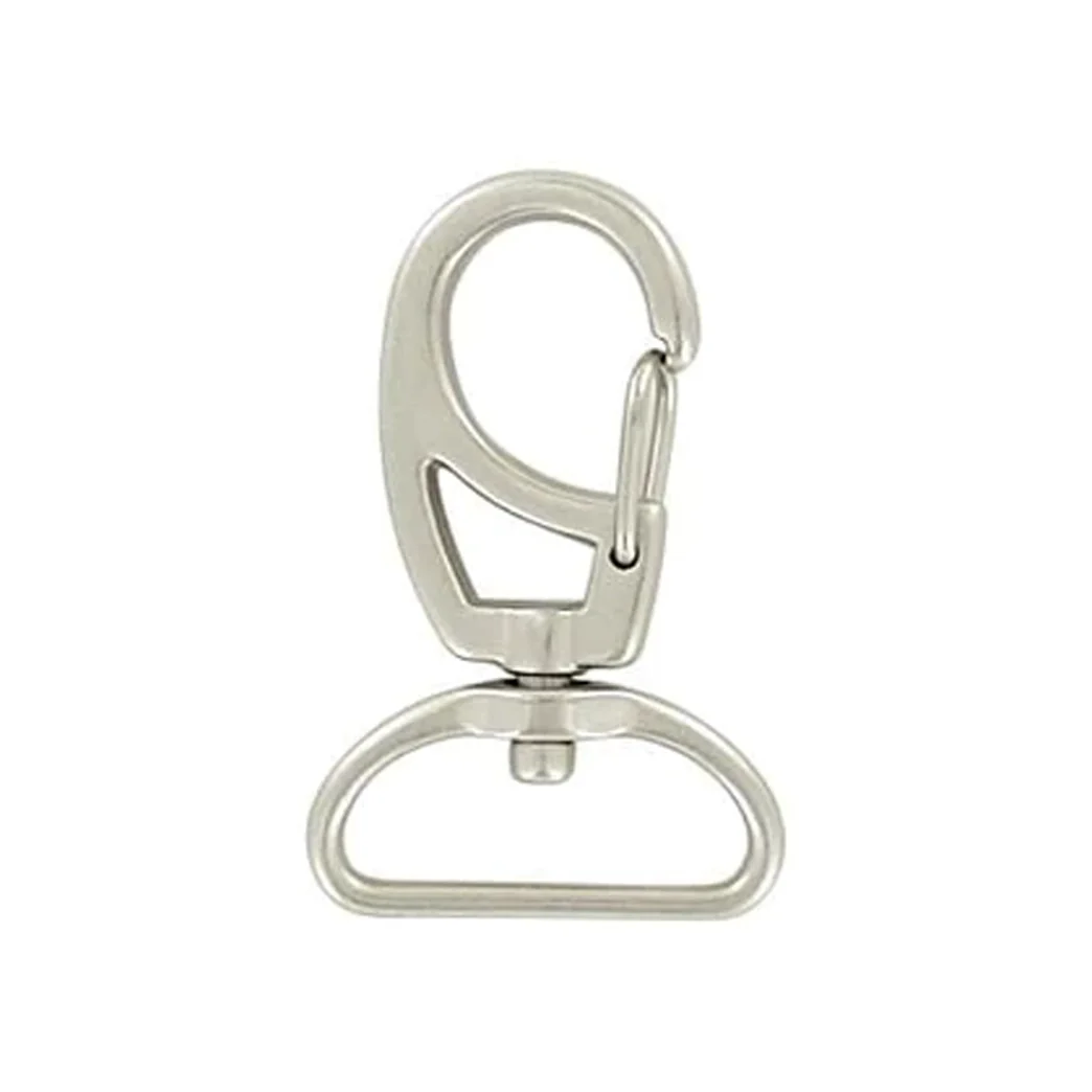 1" Satin Nickel, Lever Swivel Snap Hook, Zinc Alloy, #P-2253