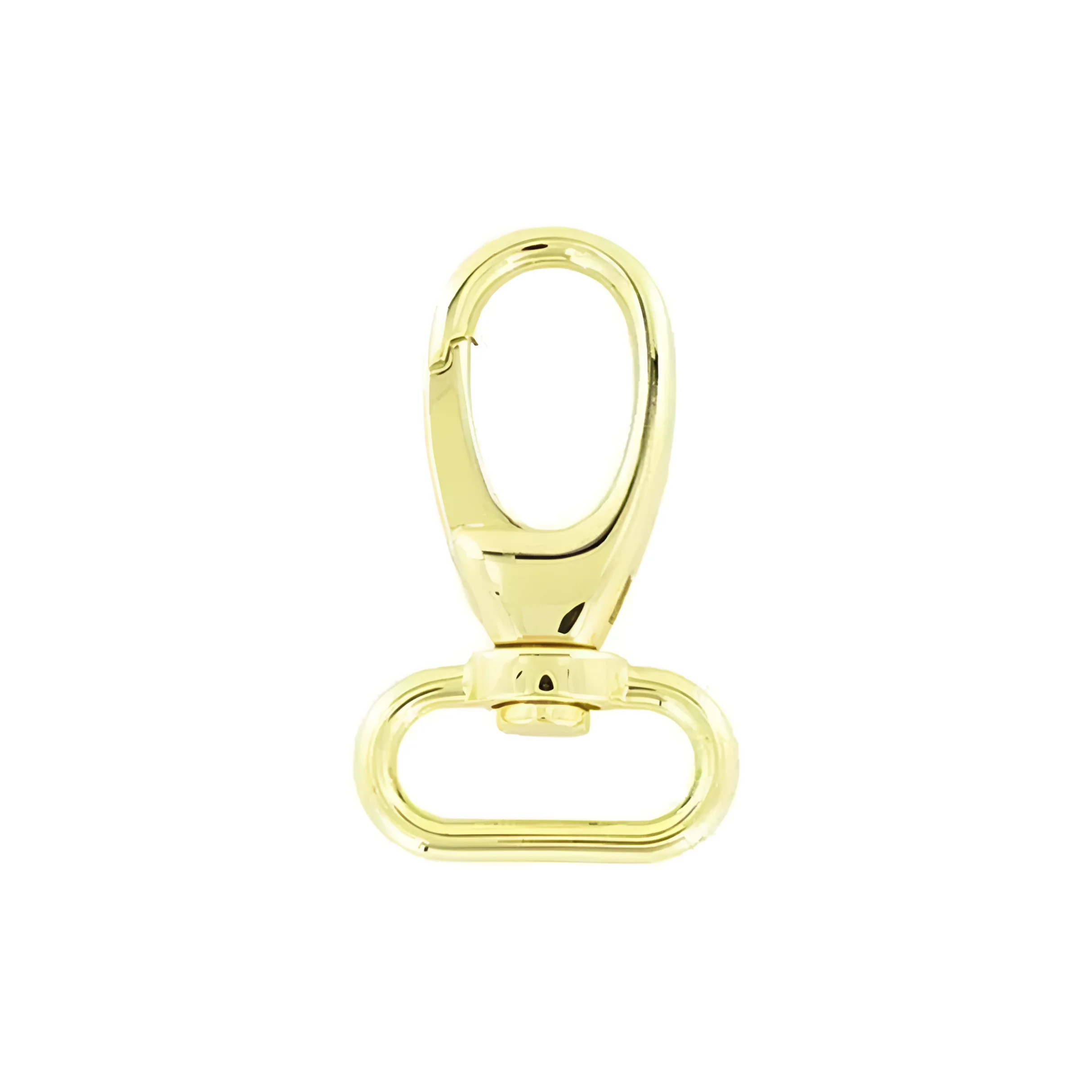 1" Shiny Gold, Lever Swivel Snap Hook, Zinc Alloy, #P-2150-GOLD