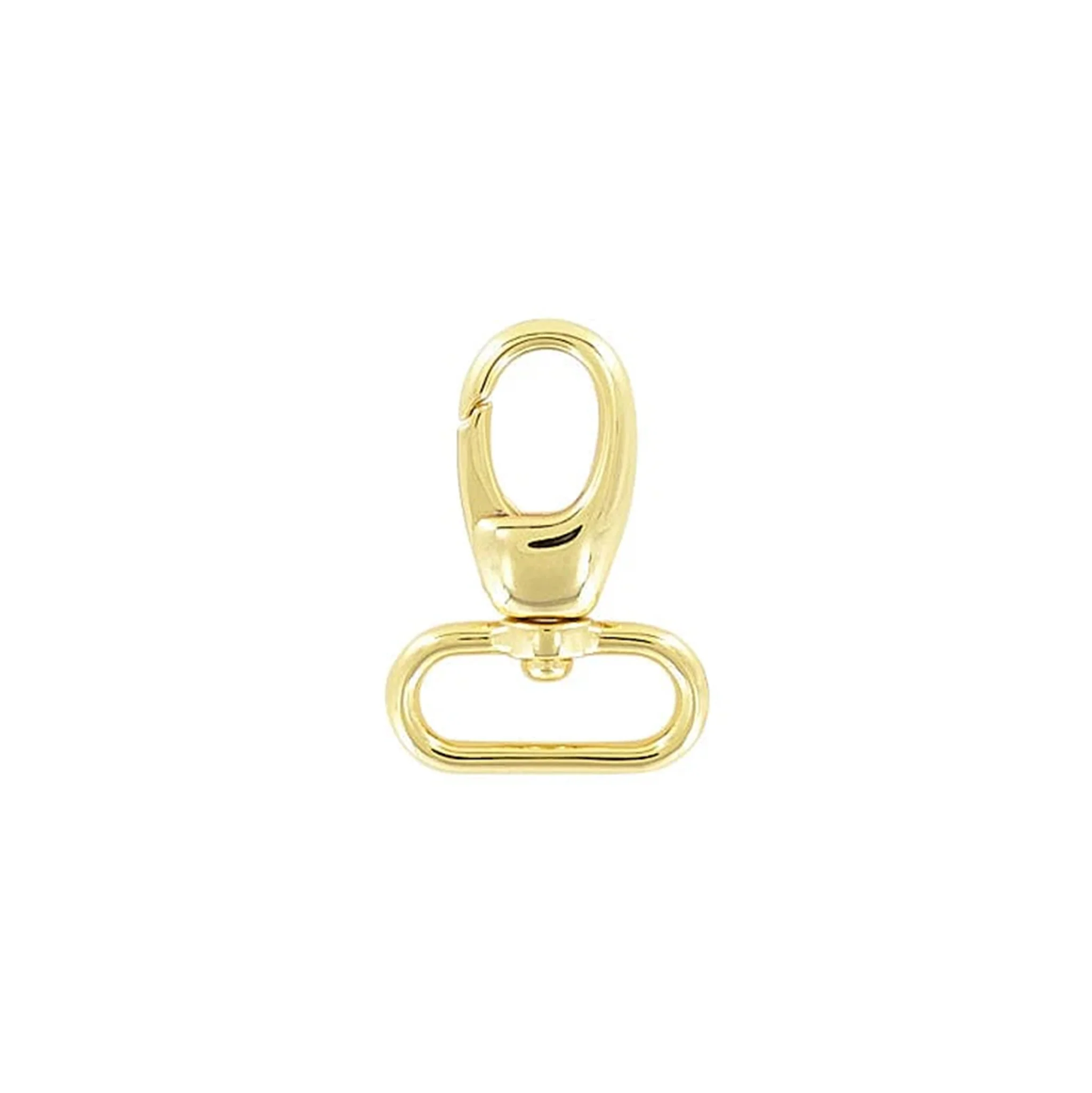 1" Shiny Gold, Lever Swivel Snap Hook, Zinc Alloy, #P-2274-GOLD