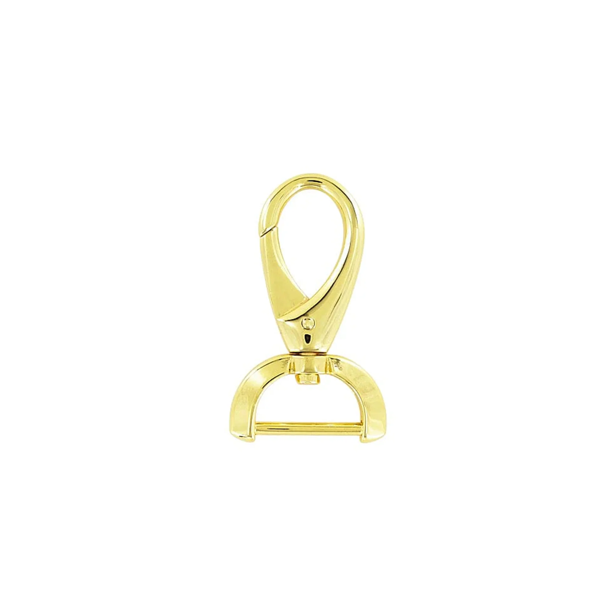1" Shiny Gold, Lever Swivel Snap Hook, Zinc Alloy, #P-3059-GOLD