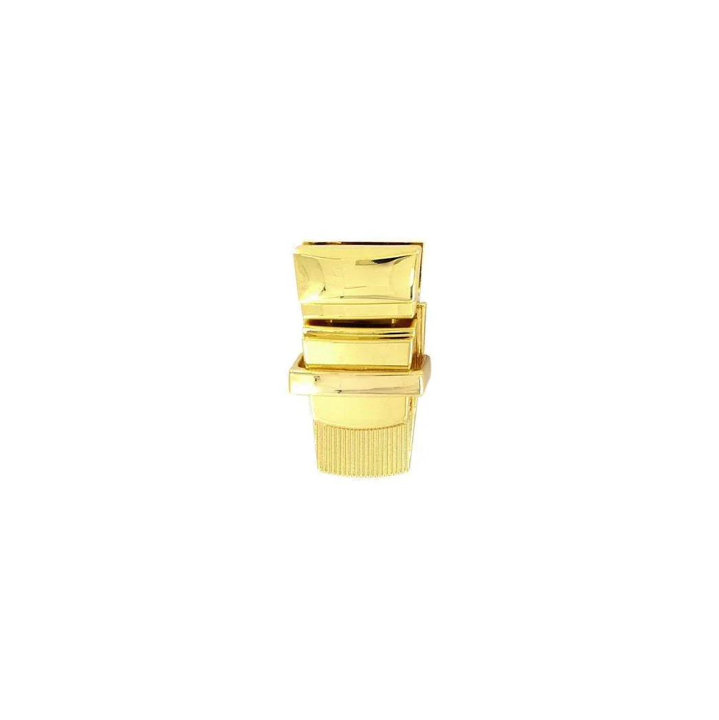 1" Shiny Gold, Tuck Catch, Zinc Alloy, #L-3405-GOLD