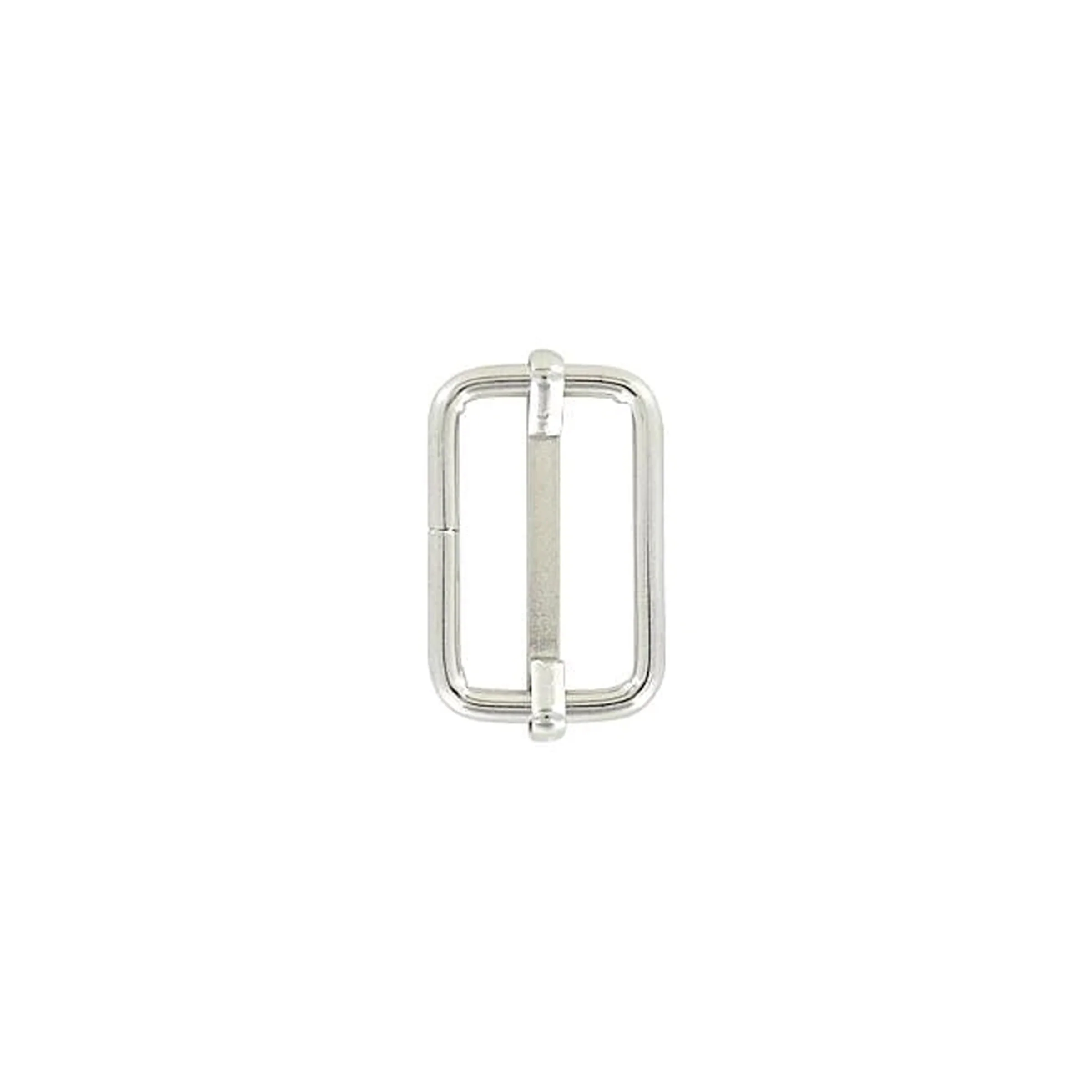 1" Shiny Nickel, Adjustable Strap Slide, Steel, #C-1112-NP
