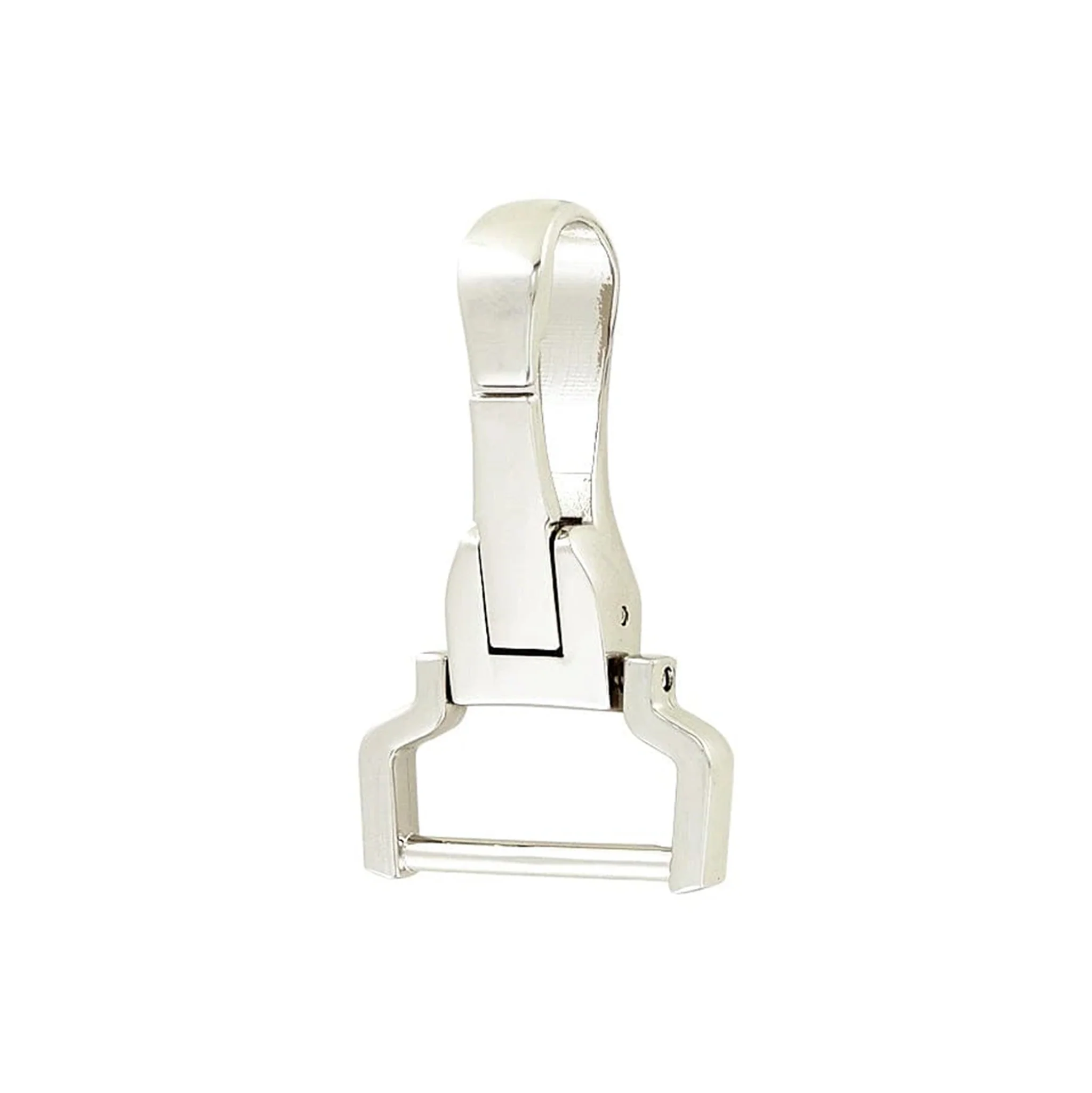 1" Shiny Nickel, Lever Snap Hook, Zinc Alloy, #P-2830-NIC