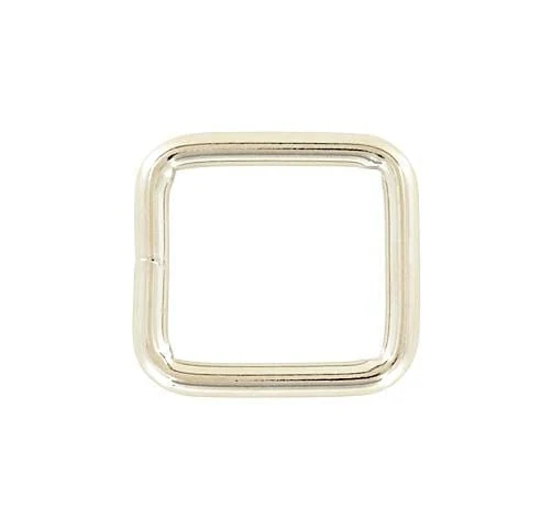 1" Shiny Nickel, Welded Ring, Steel, #P-2260-NP
