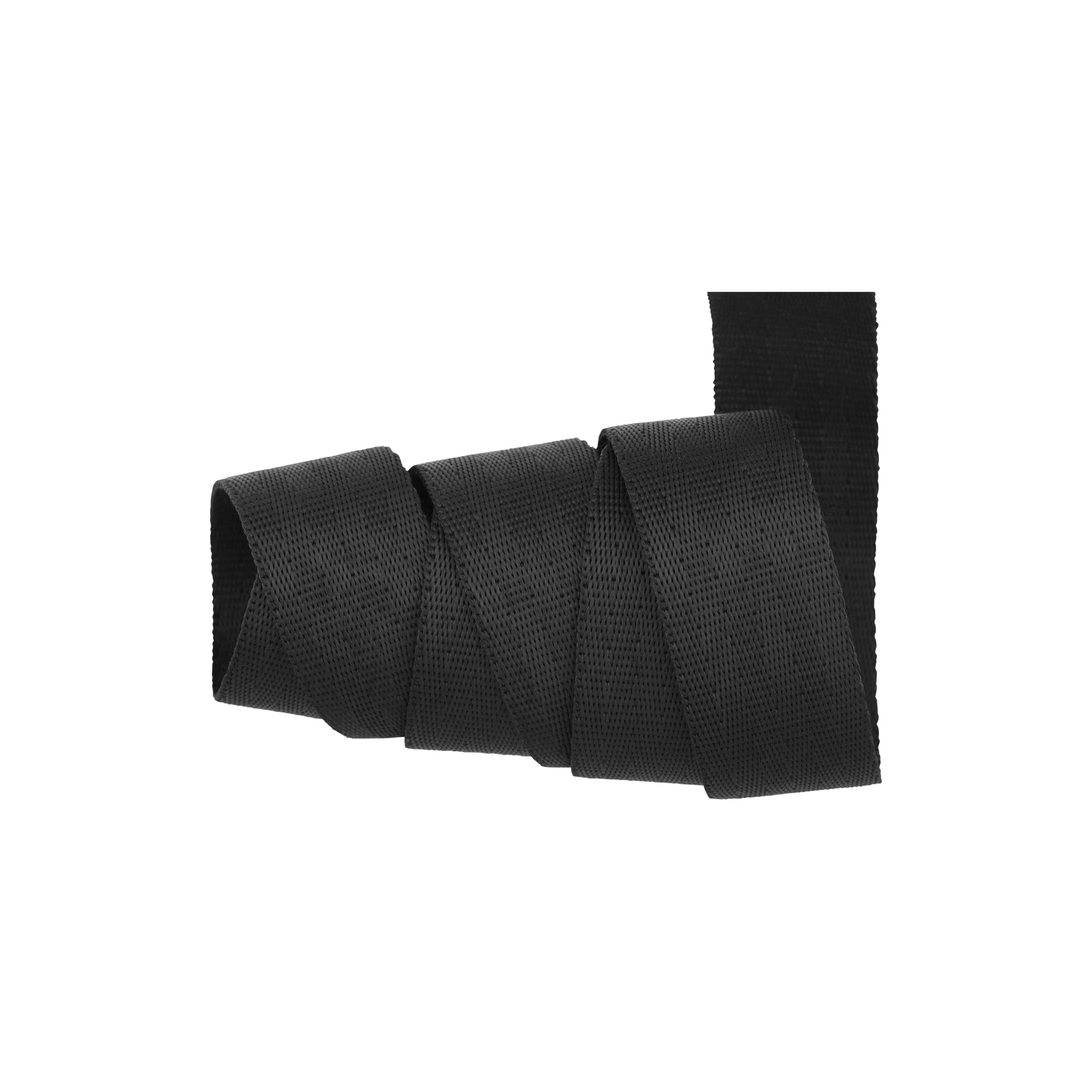 1", Black, Seat Belt Webbing, Polyester, #PW-500-1