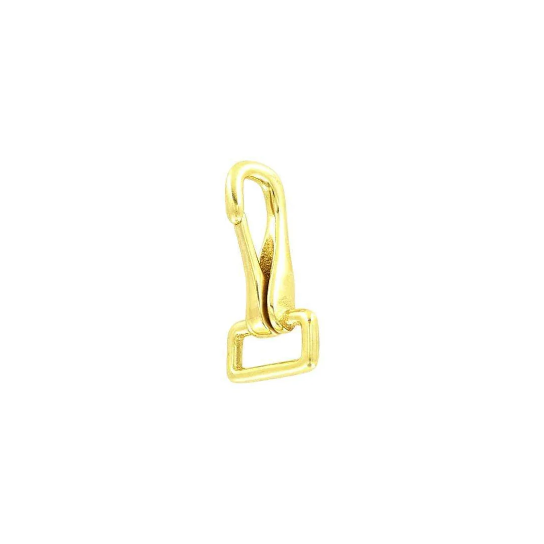 1"Brass, Halter Snap Hook, Solid Brass, #P-1934