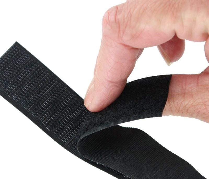 1-1/2" Black, Hook & Loop Sewing Type, #VEL-1-B-1-1-2