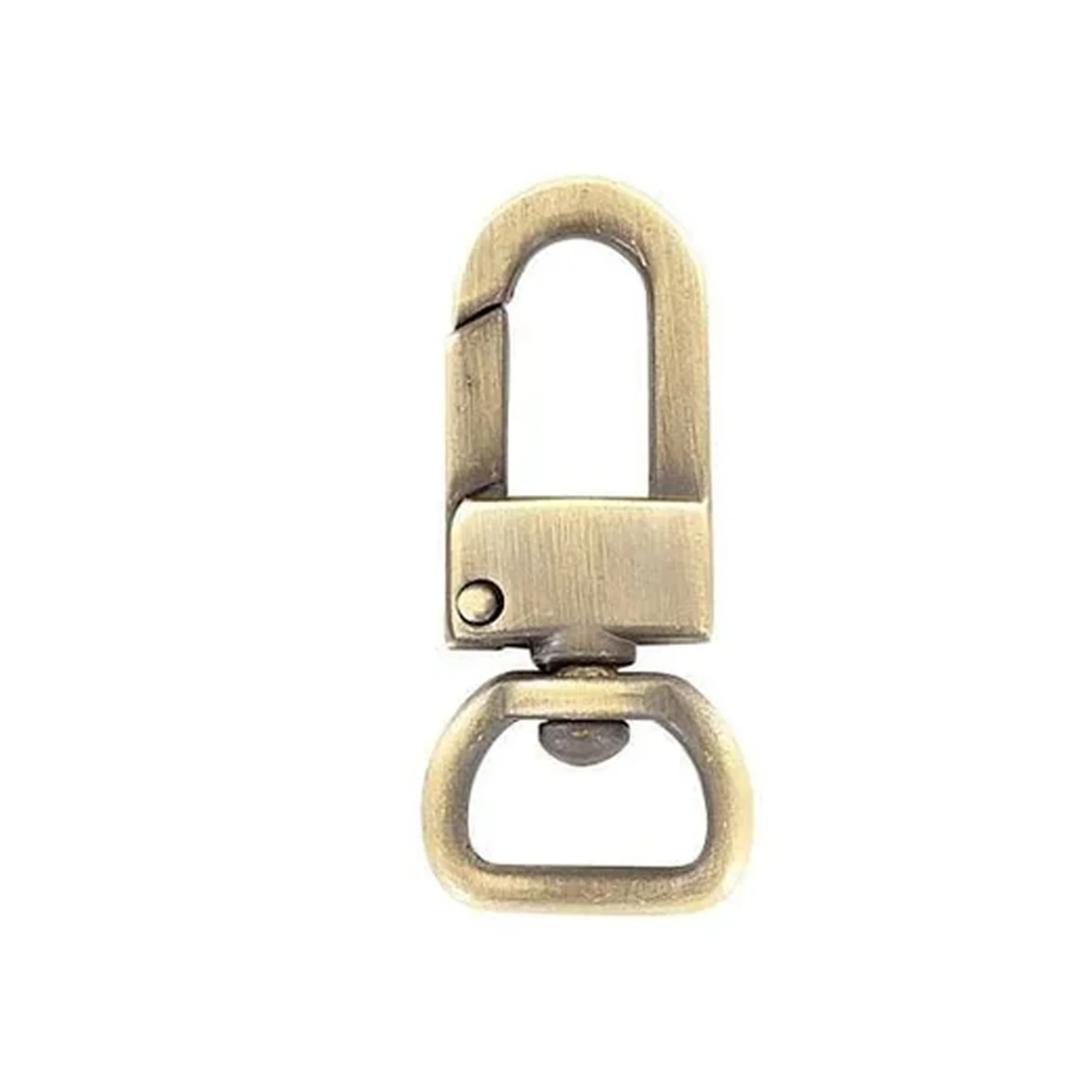 1/2" Antique Brass, Lever Swivel Snap Hook, Zinc Alloy-5pk, #P-2765-ANTB