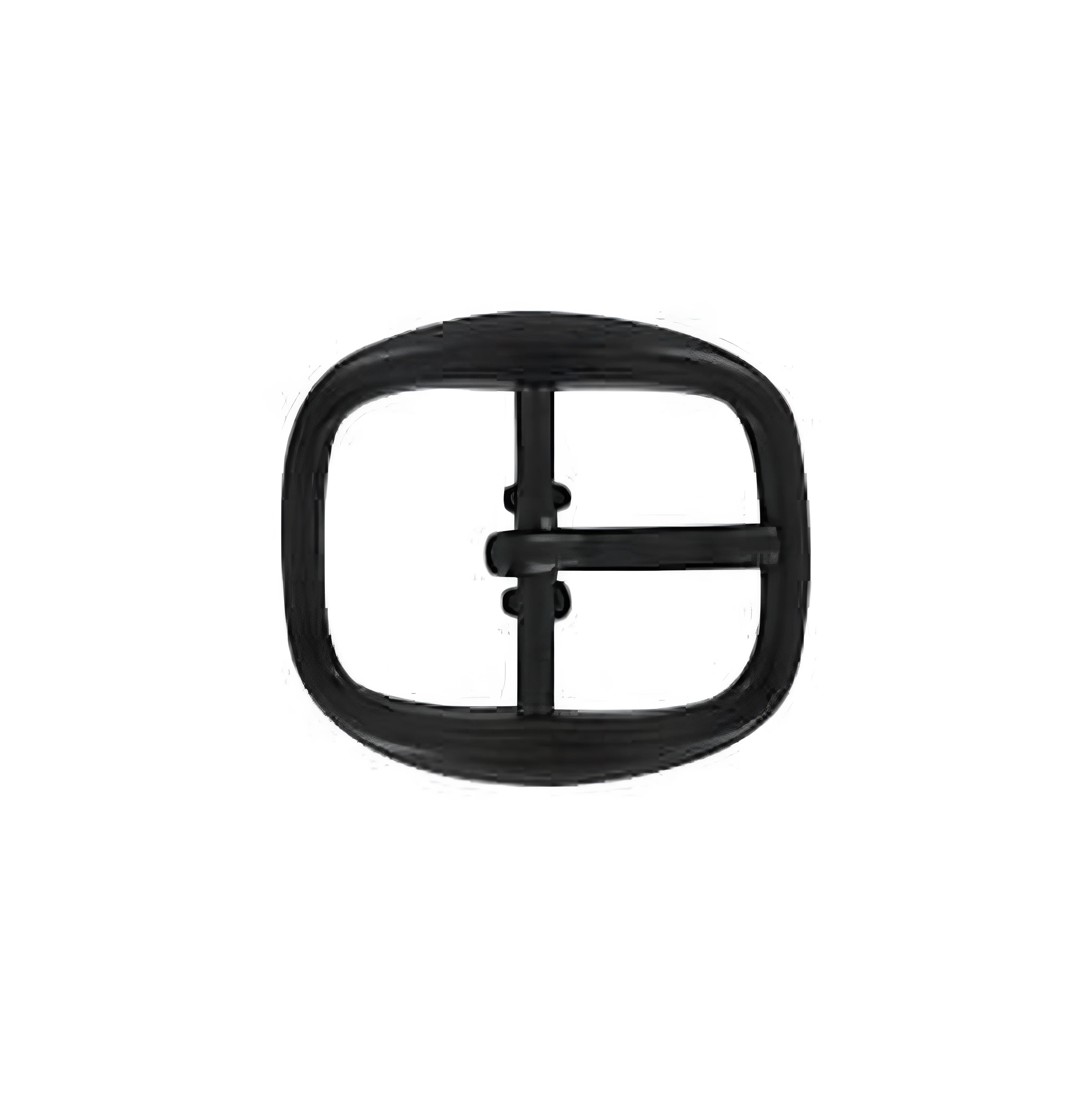 1/2" Black, Center Bar Buckle, Zinc Alloy, #C-1659-BLK