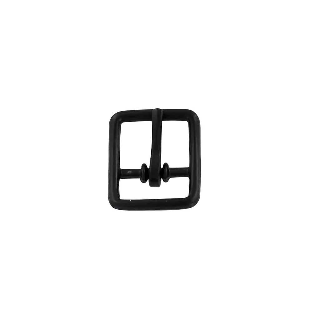 1/2" Black, Center Bar Buckle, Zinc Alloy, #C-22-1-2-BLK