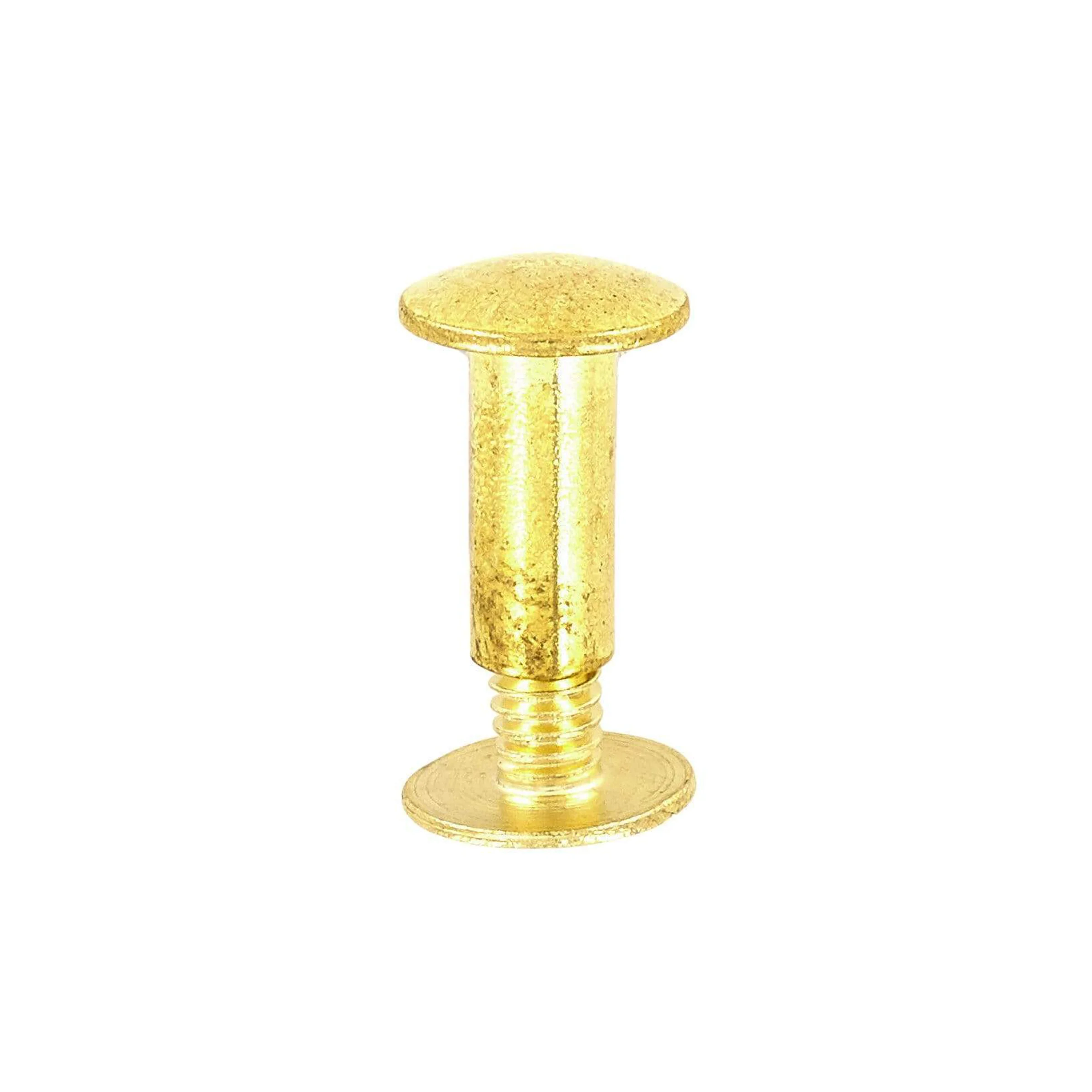 1/2" Brass, Chicago Screw, Solid Brass PK10, #L-156-1-2SB
