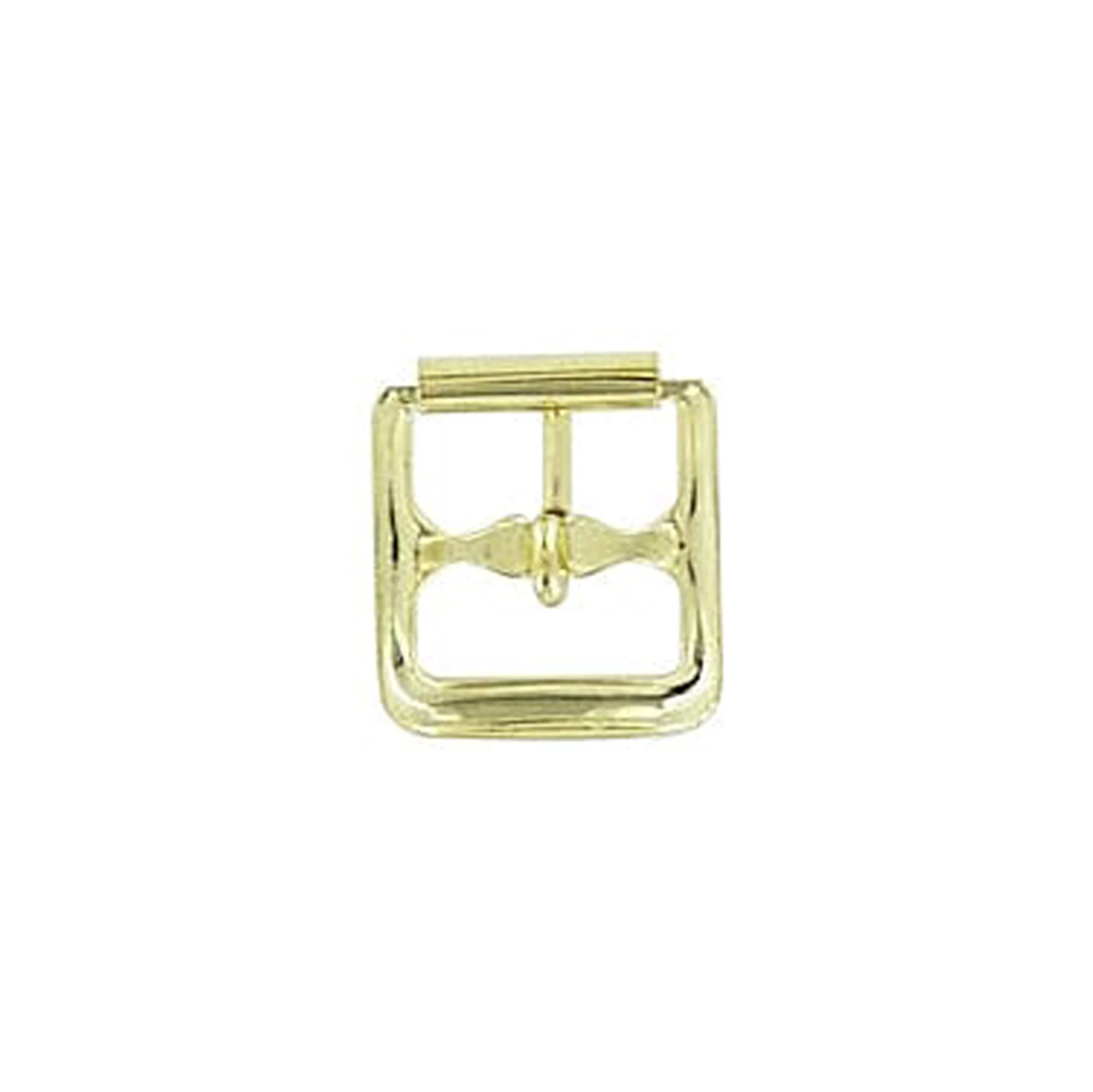 1/2" Brass, Sandal Buckle Roller Buckle, Steel, #C-26-1-2-BP