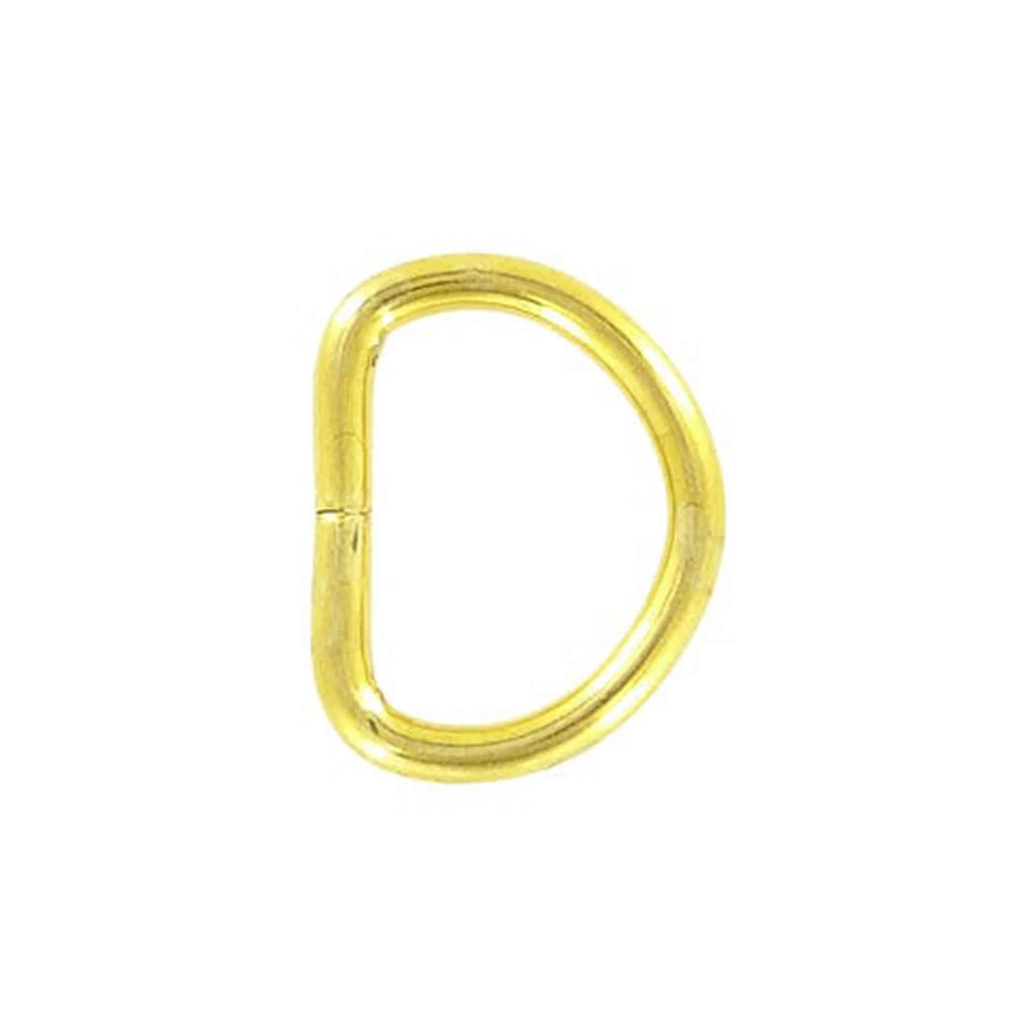 1/2" Brass, Split D Ring Light, Steel, #D-101-BP
