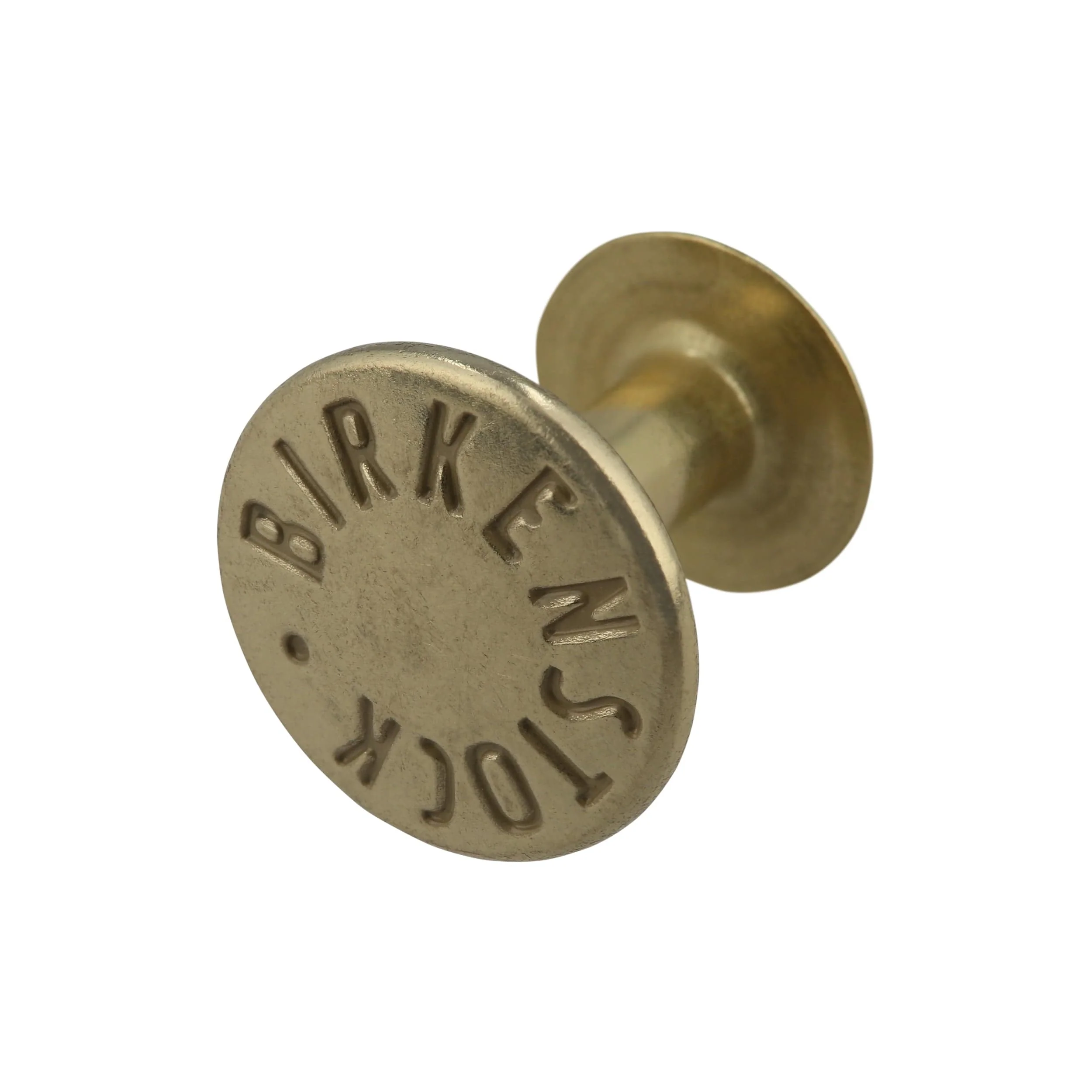 1/2" Gold, Birkenstock Rivet with Cap, Zinc Alloy, #C-1499-GOLD