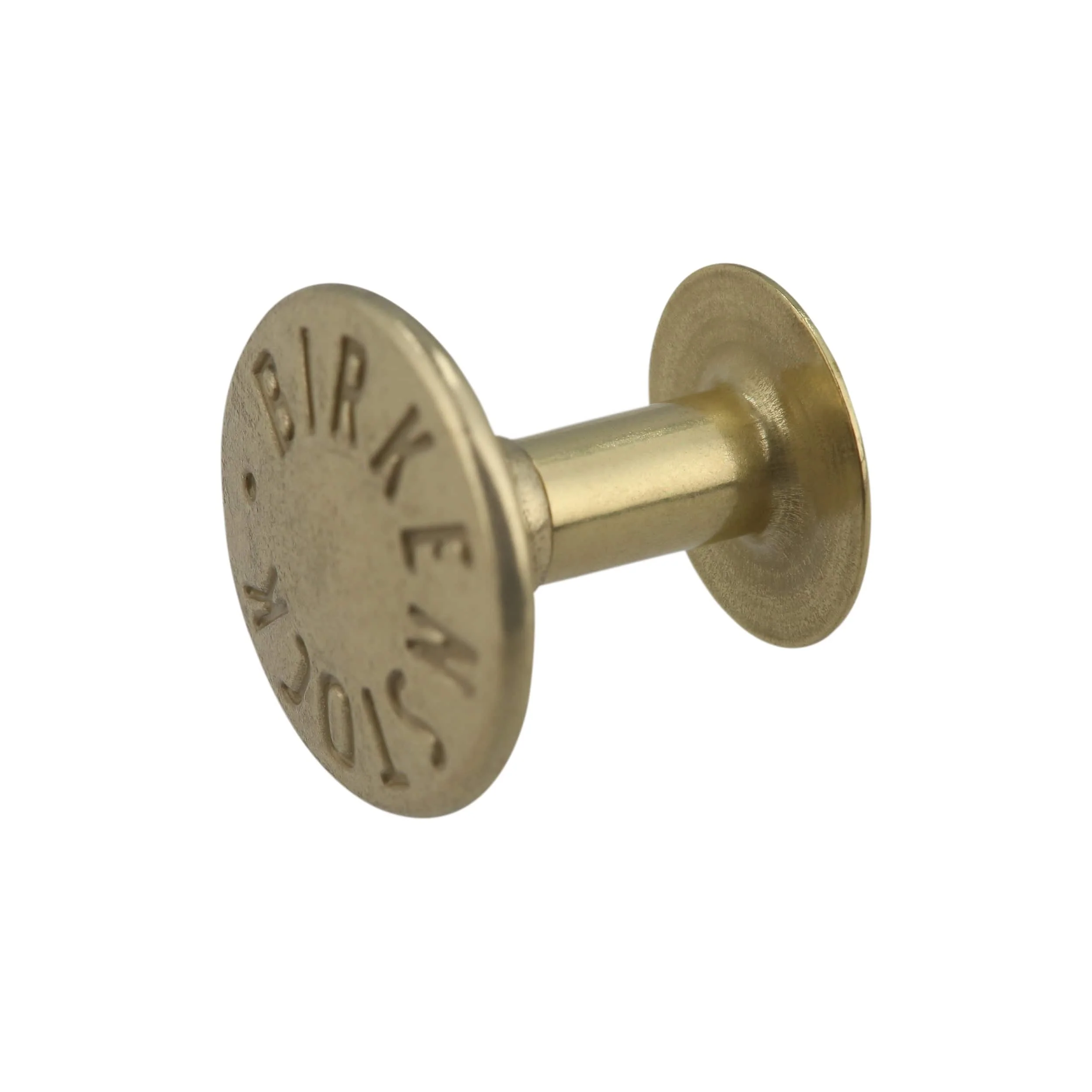 1/2" Gold, Birkenstock Rivet with Cap, Zinc Alloy, #C-1499-GOLD