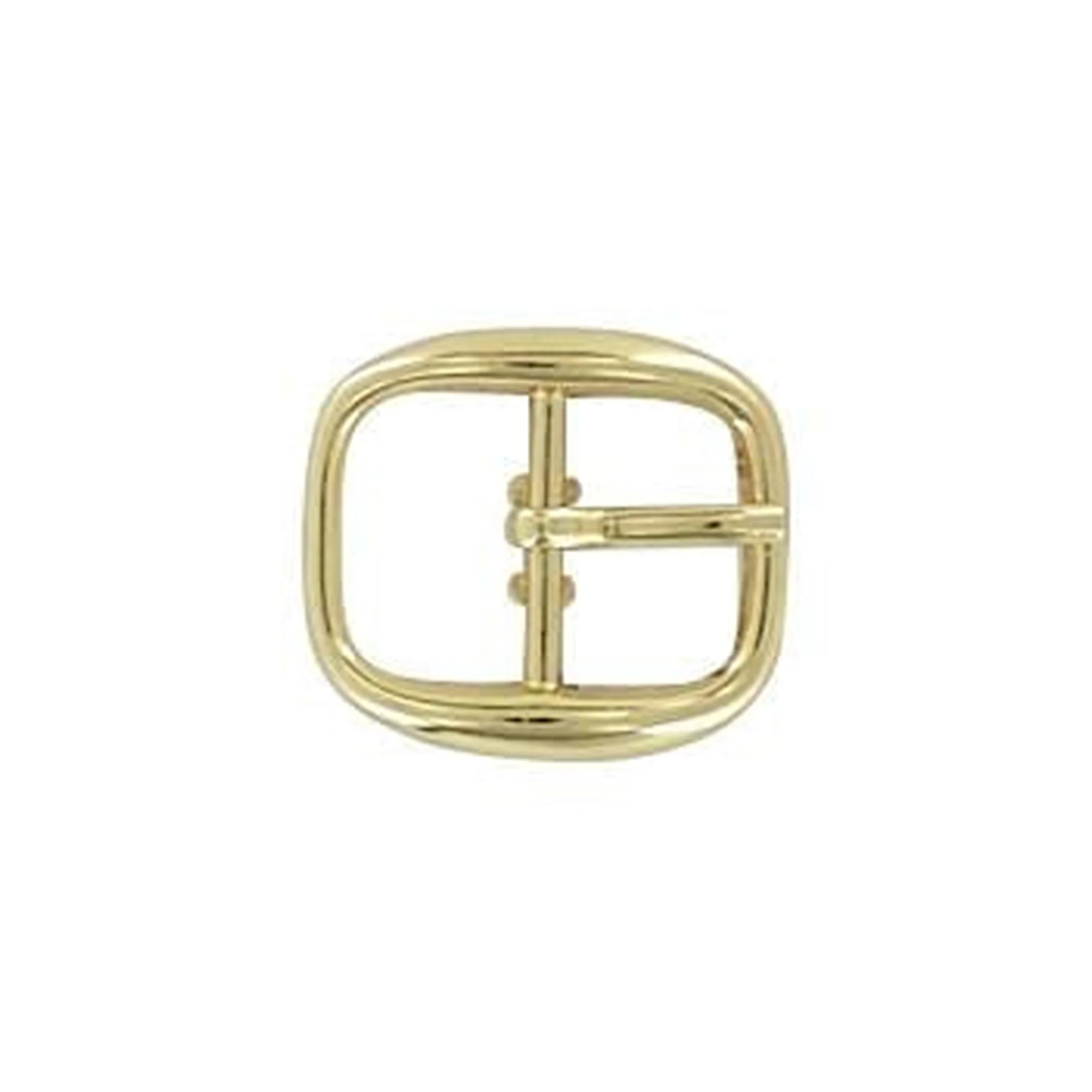 1/2" Gold, Center Bar Buckle, Zinc Alloy, #C-1659-GOLD