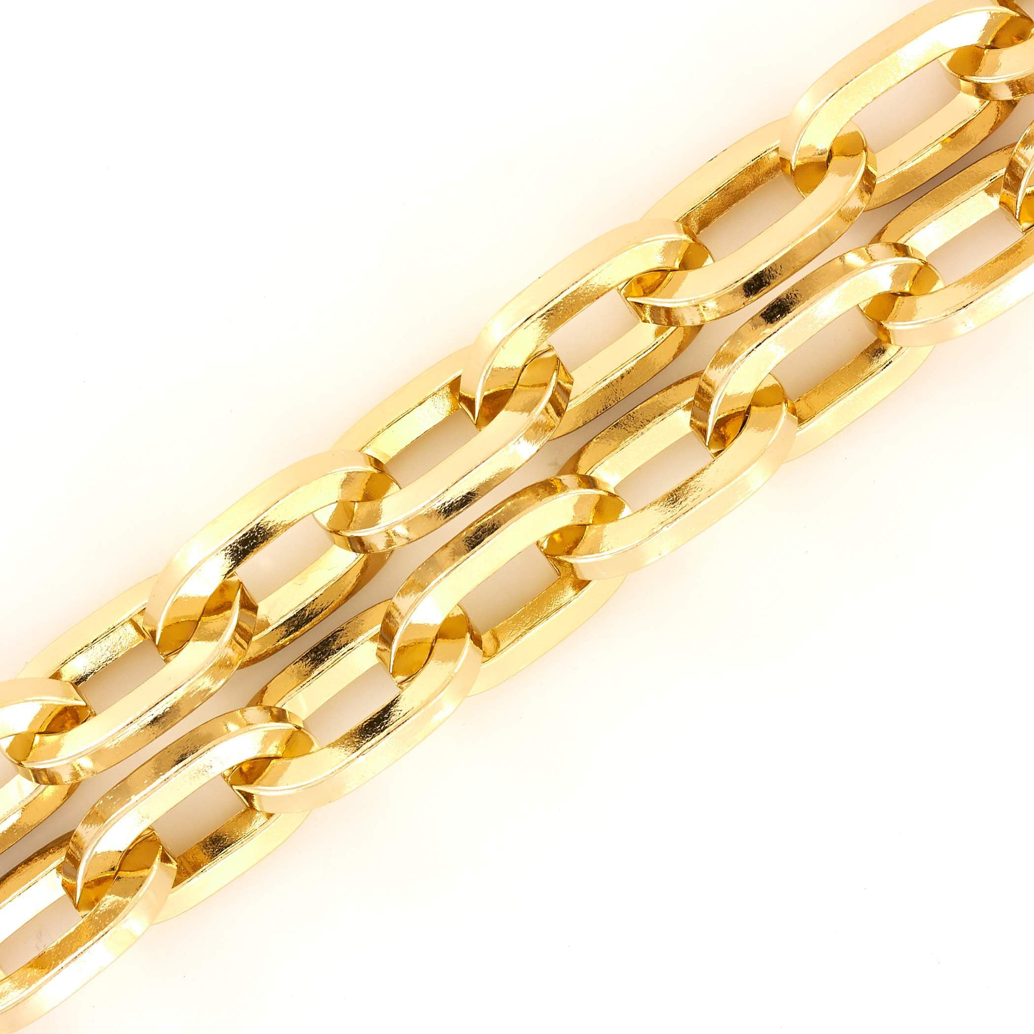1/2" Gold, Chain, Brass, #P-3240-GOLD