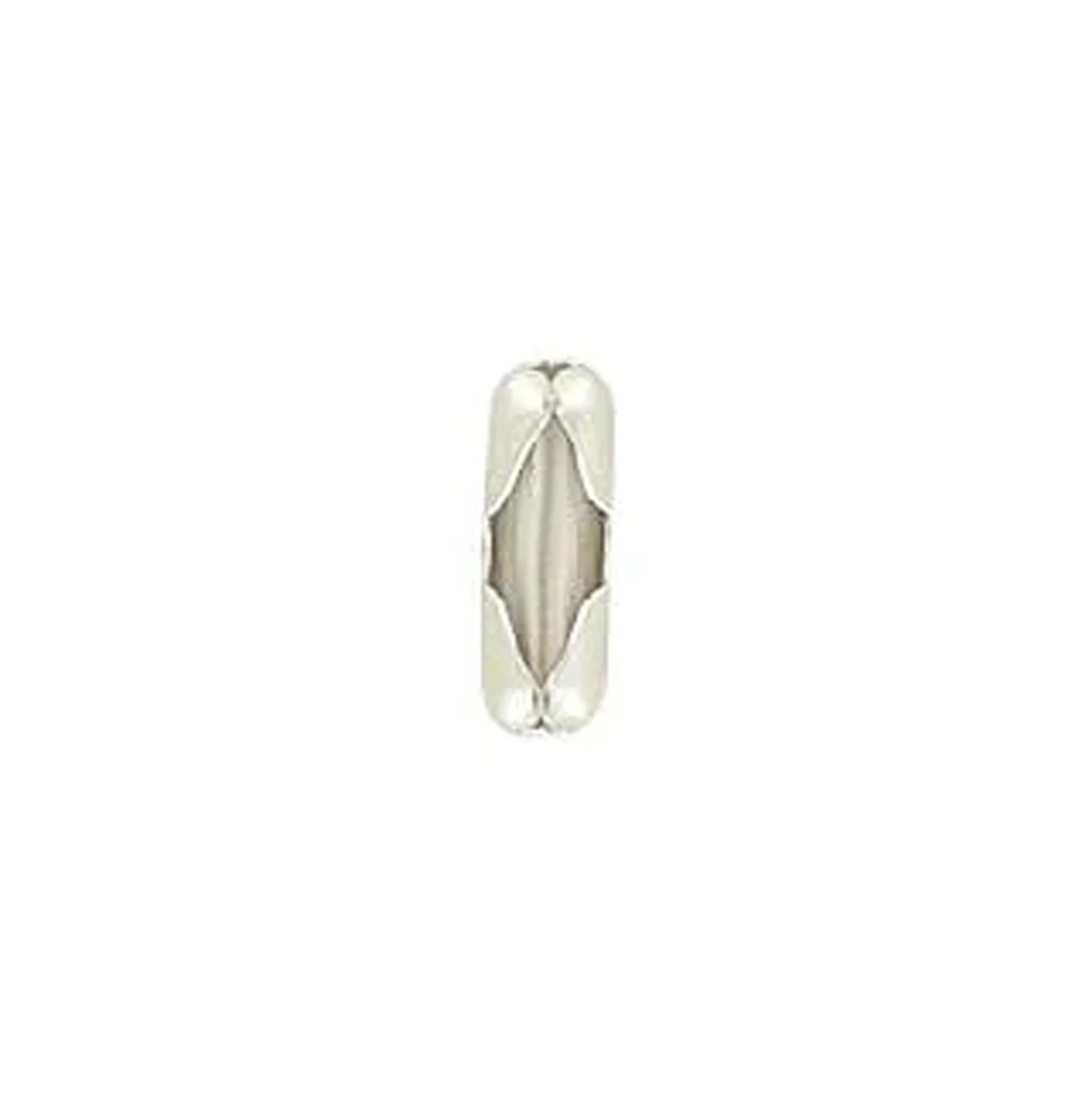 1/2" Nickel, Beaded End Connectors, Steel, #BEAD-ENDS-NP