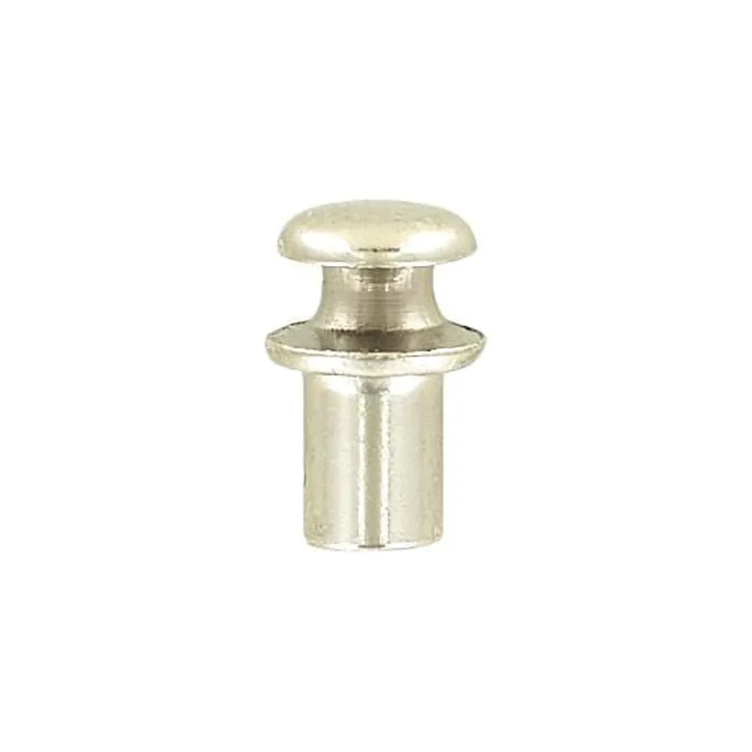 1/2" Nickel, Boot Lace Eyelet Hook, Solid Brass, #C-1567-SBN