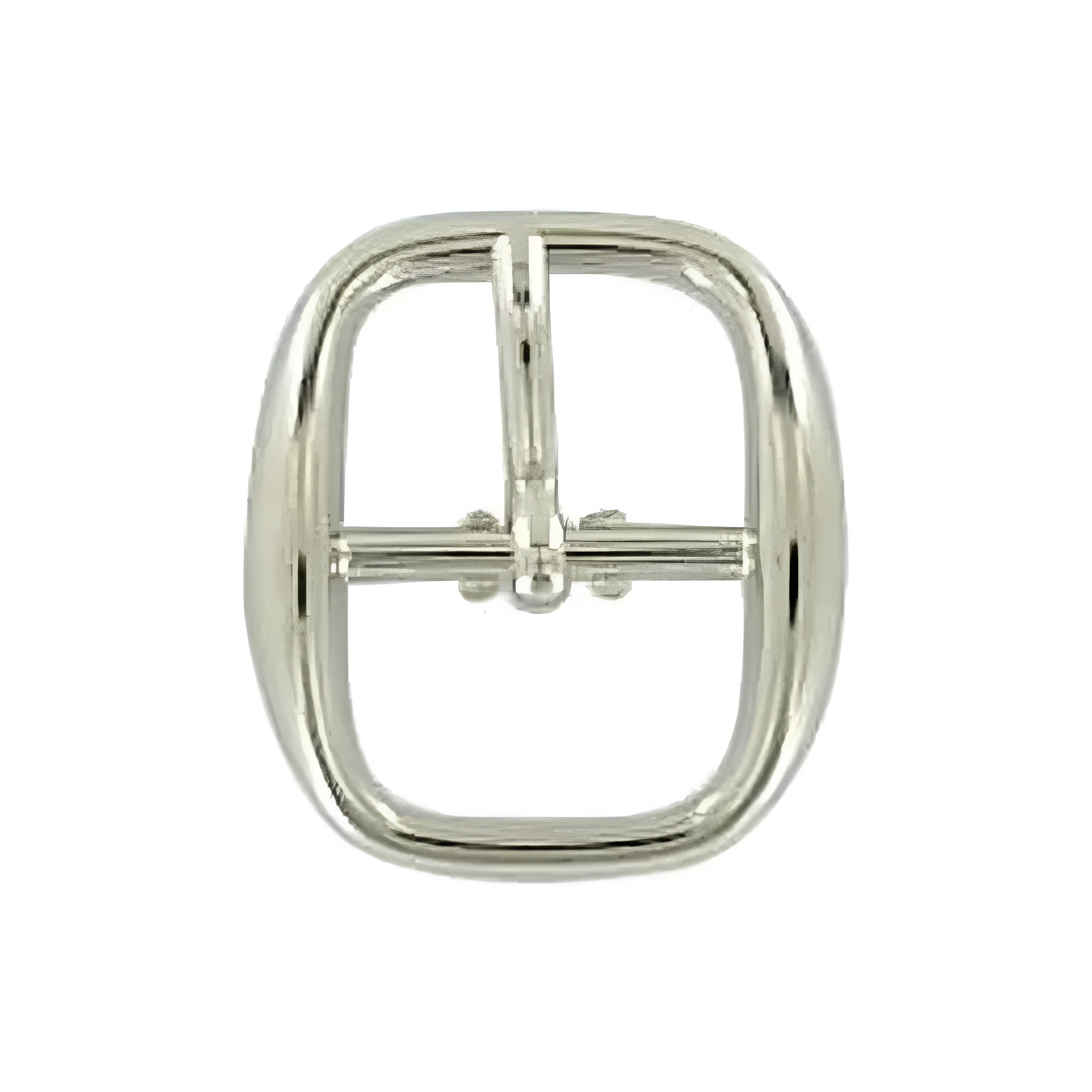 1/2" Nickel, Center Bar Buckle, Zinc Alloy, #C-1659-NP