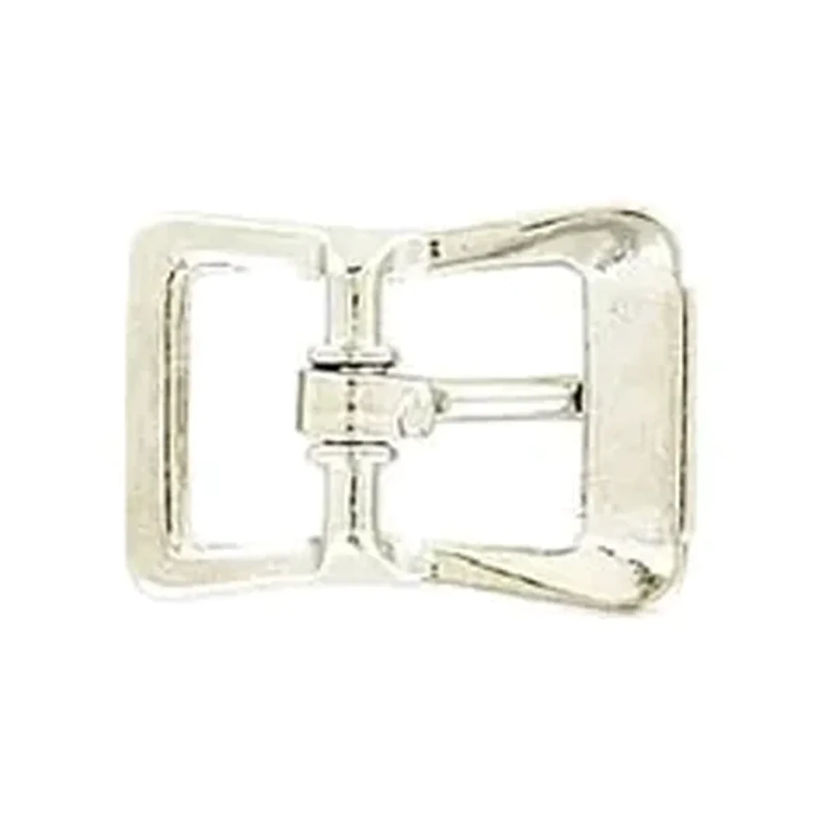 1/2" Nickel, Imitation Roller Center Bar Buckle, Zinc Alloy, #C-54-1-2-NP