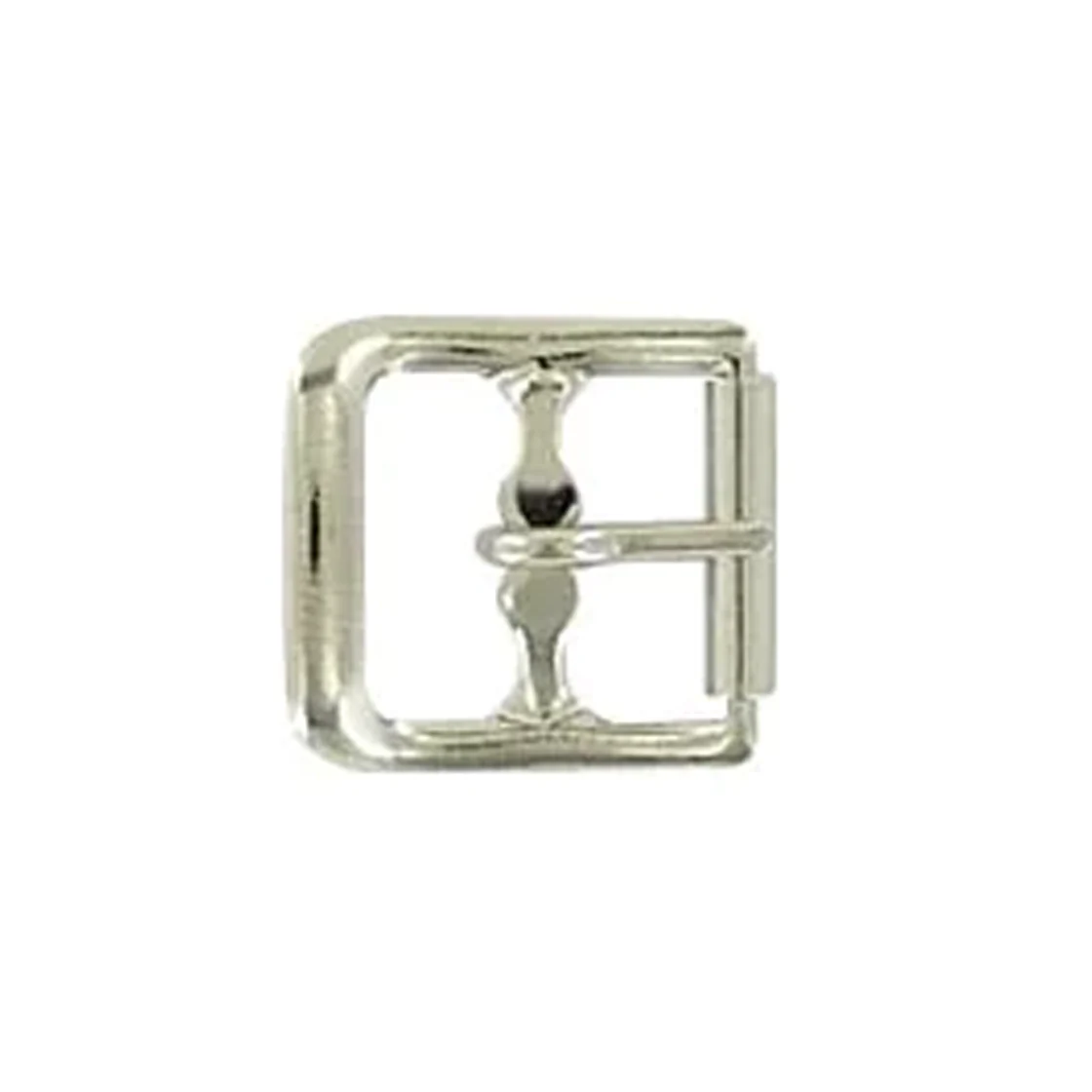 1/2" Nickel, Sandal Buckle Roller Buckle, Steel, #C-26-1-2-NP