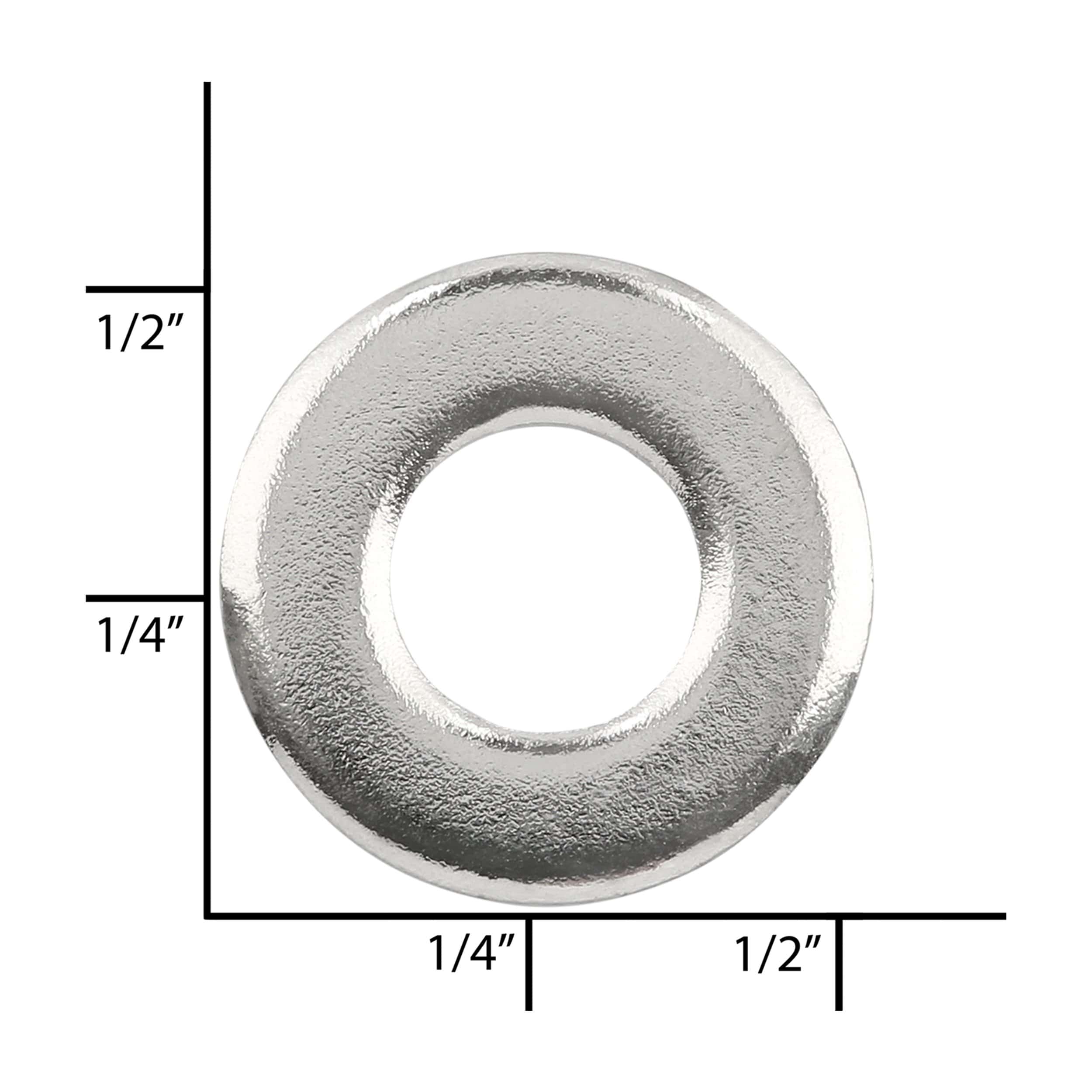 1/2" Nickel, Washer, Steel - 24 pk, #L-3571-NP