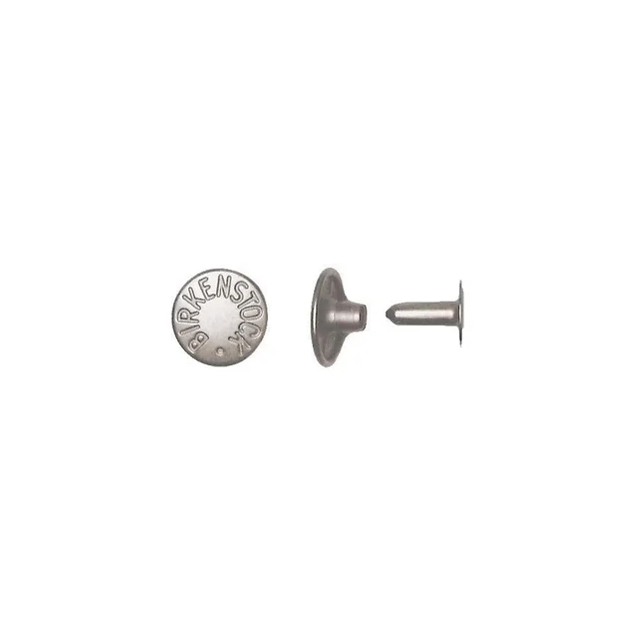 1/2" Silver, Birkenstock Rivet With Cap, Zinc Alloy, #C-1499-SILV