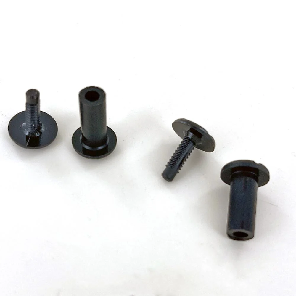 1/2' Black, Post & Cap, Plastic-PK10, #L-1694-1-2