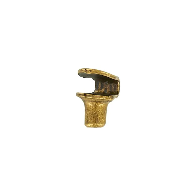 1/4" Antique Brass, Book Lace Eyelet Hook, Steel, #A-294-ANTB