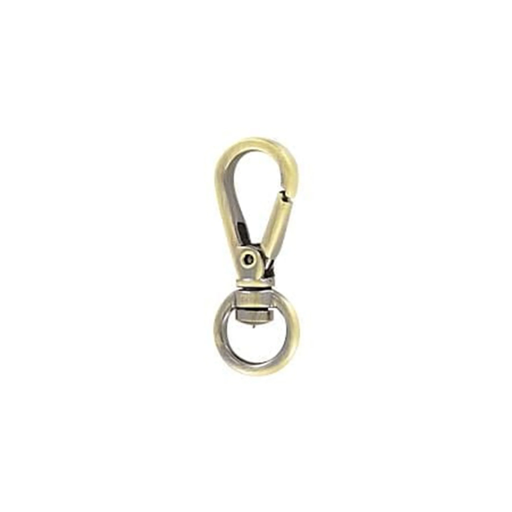 1/4" Antique Brass, Lever Swivel Snap Hook, Zinc Alloy-PK5, #P-3128-ANTB