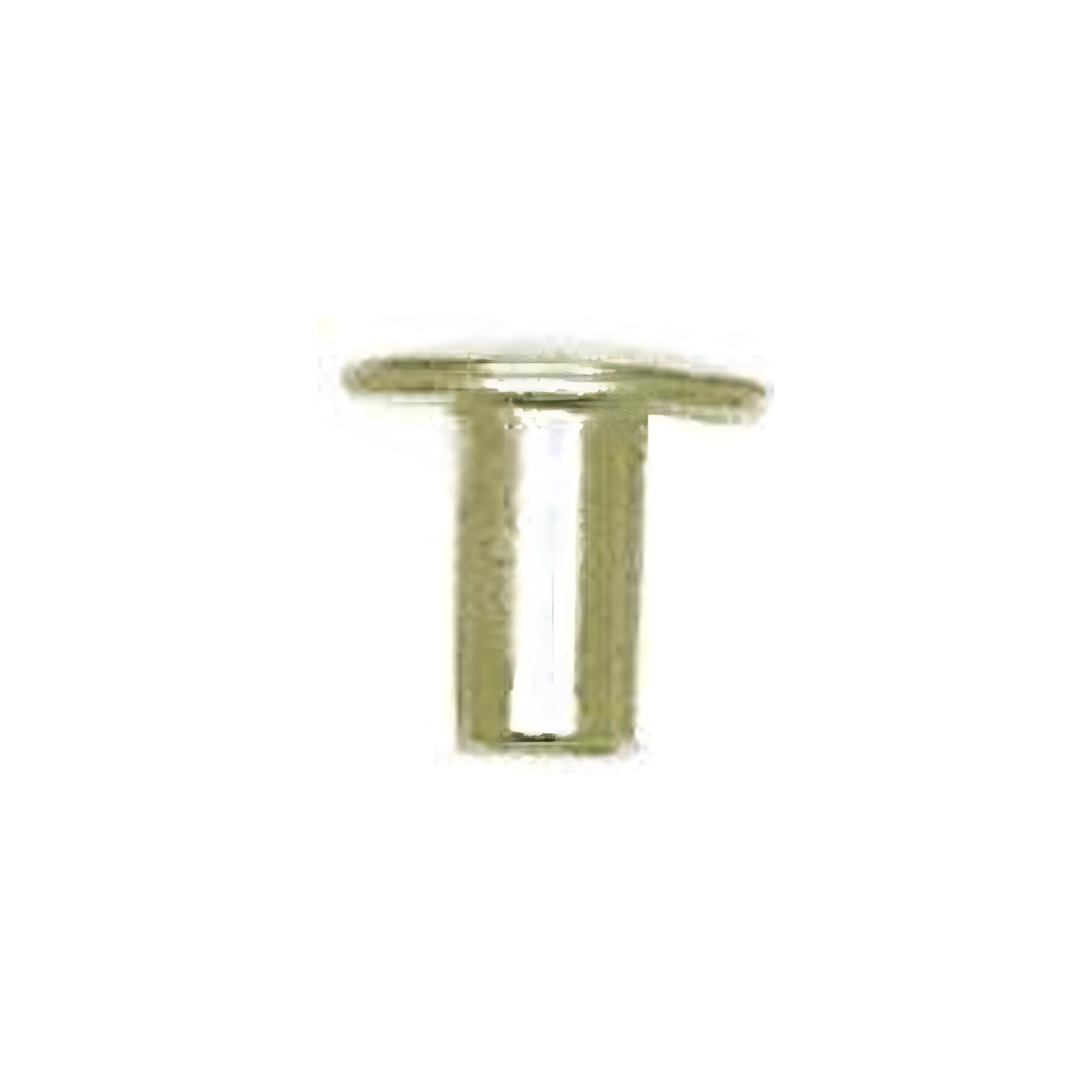 1/4" Brass, Tubular Rivet, Steel - 24 pk, #252-4-16-BP