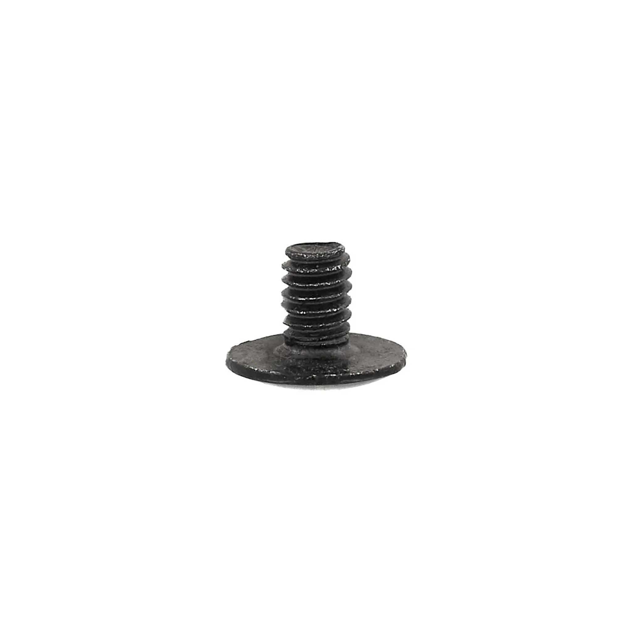 1/4" Glossy Black, Screw Only, Solid Brass PK10, #L-156SC-1-4BLK