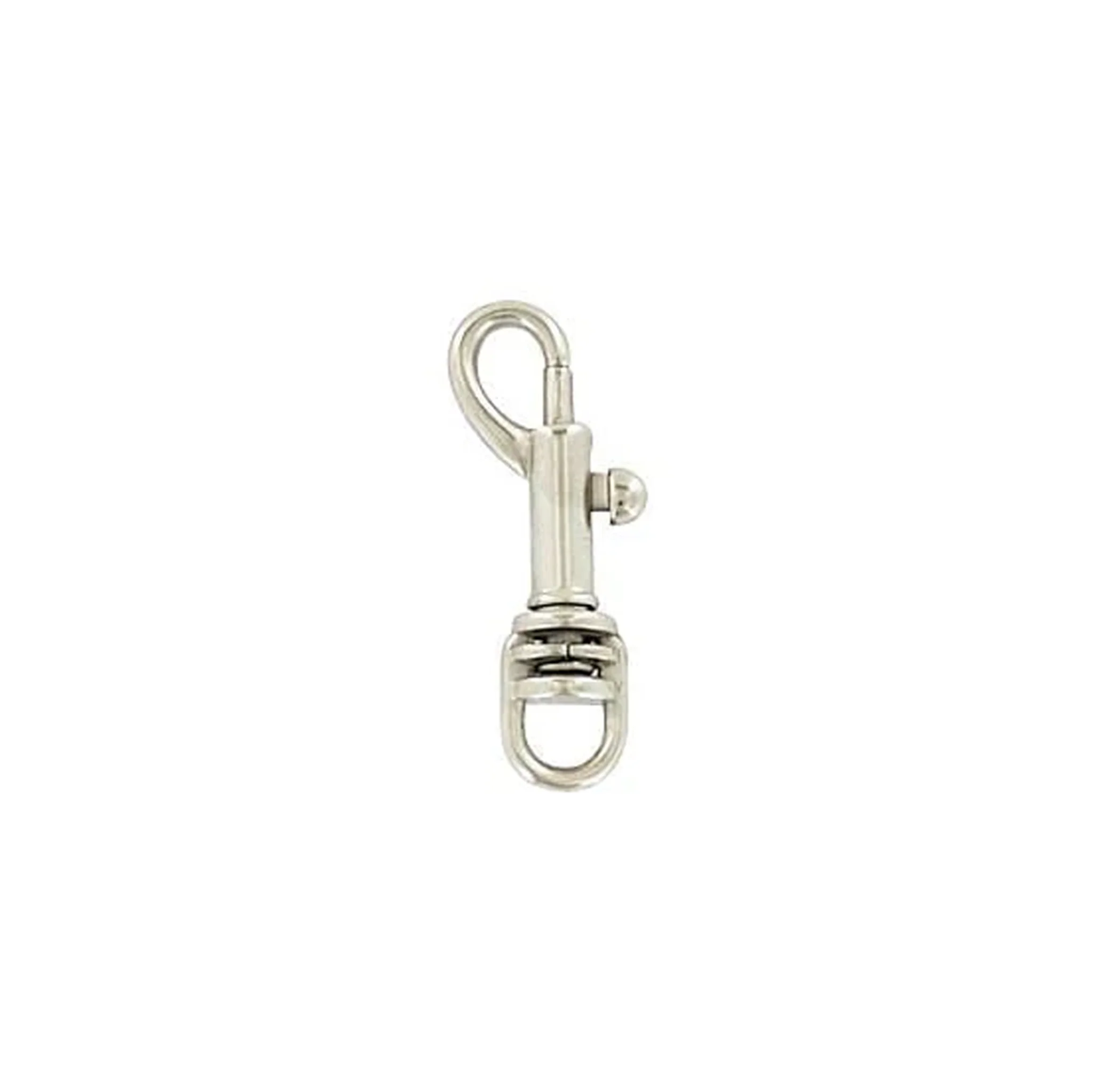 1/4" Nickel, Swivel Snap Hook, Zinc Alloy, #P-1782-NP