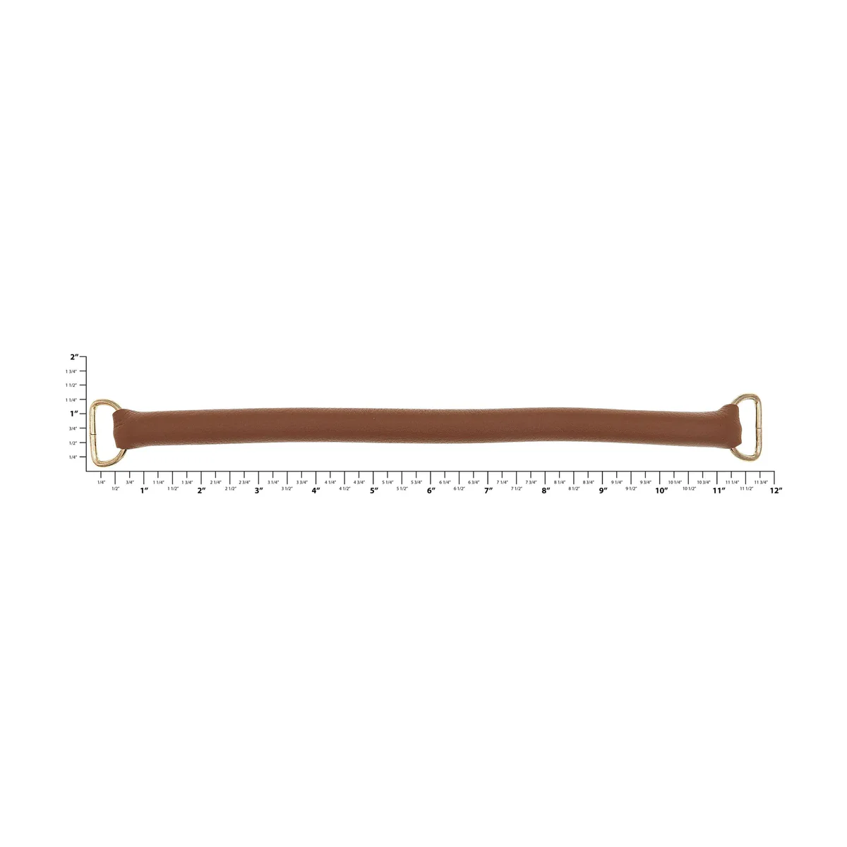10 1/2" LV Tan, Purse Handle, Leather, #L-3716-LVTAN