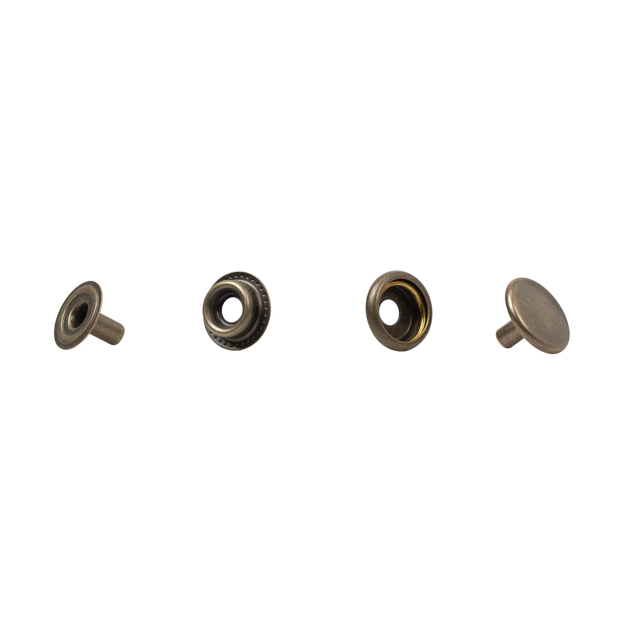 10-Pack of 4P Durable Snaps
