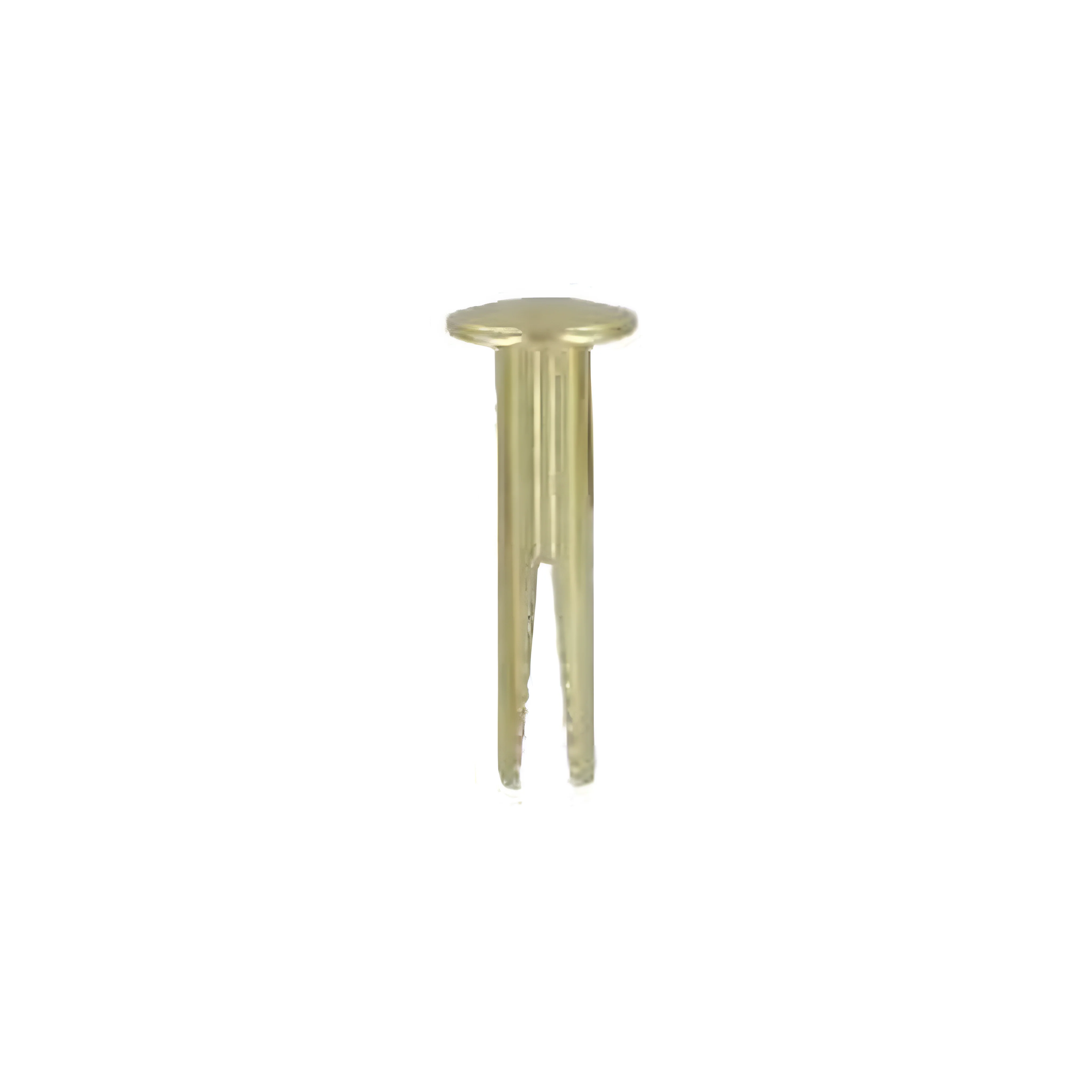10/16" Brass, Split Rivet, Steel - 24 pk, #100-10-16-BP
