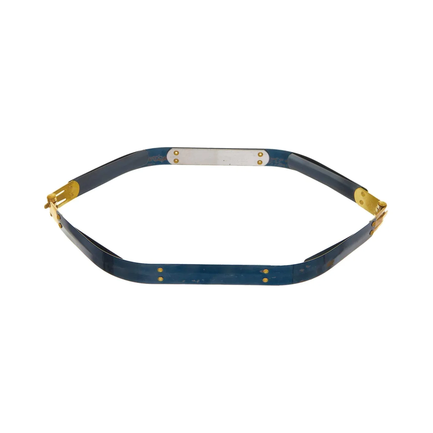 11" Facile Hexagonal Frame  With Brass Hinges, Steel, #A-44-11